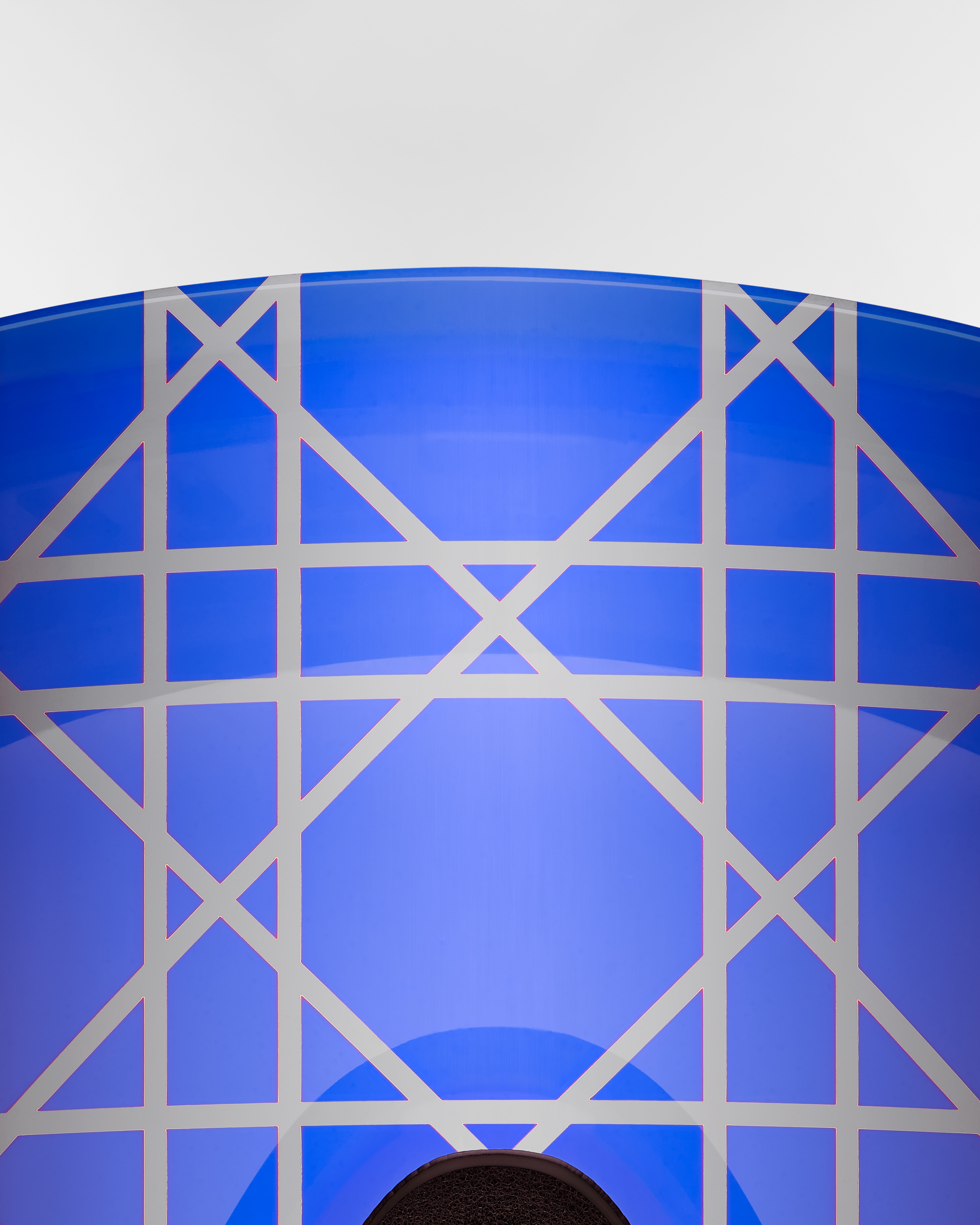 Maschera da sci DIOR AND POC – Vestibilità regolare Nero con lente specchiata Cannage blu e firma CD E09