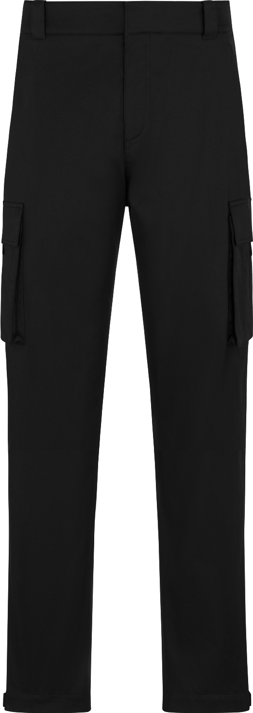 Pantalon cargo Gabardine de coton stretch noir DIOR