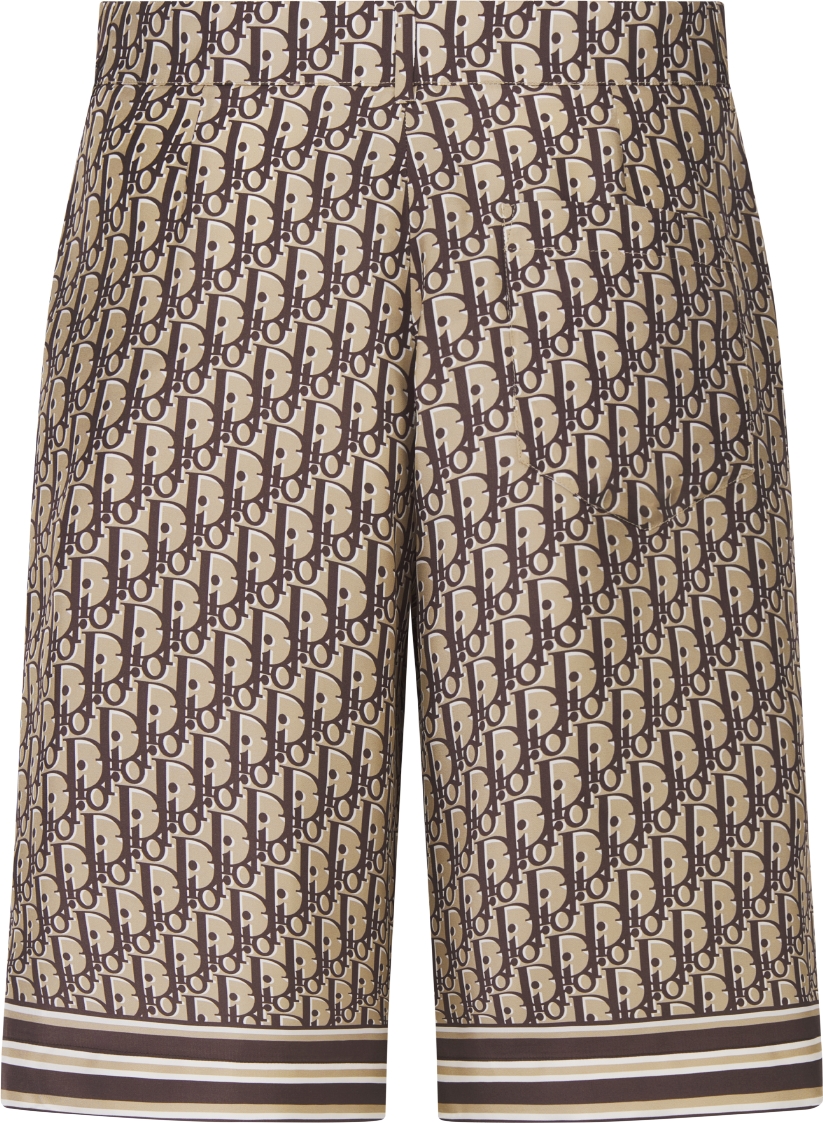 Christian Dior 赤トワルドジュイショートパンツサイズ36シルク