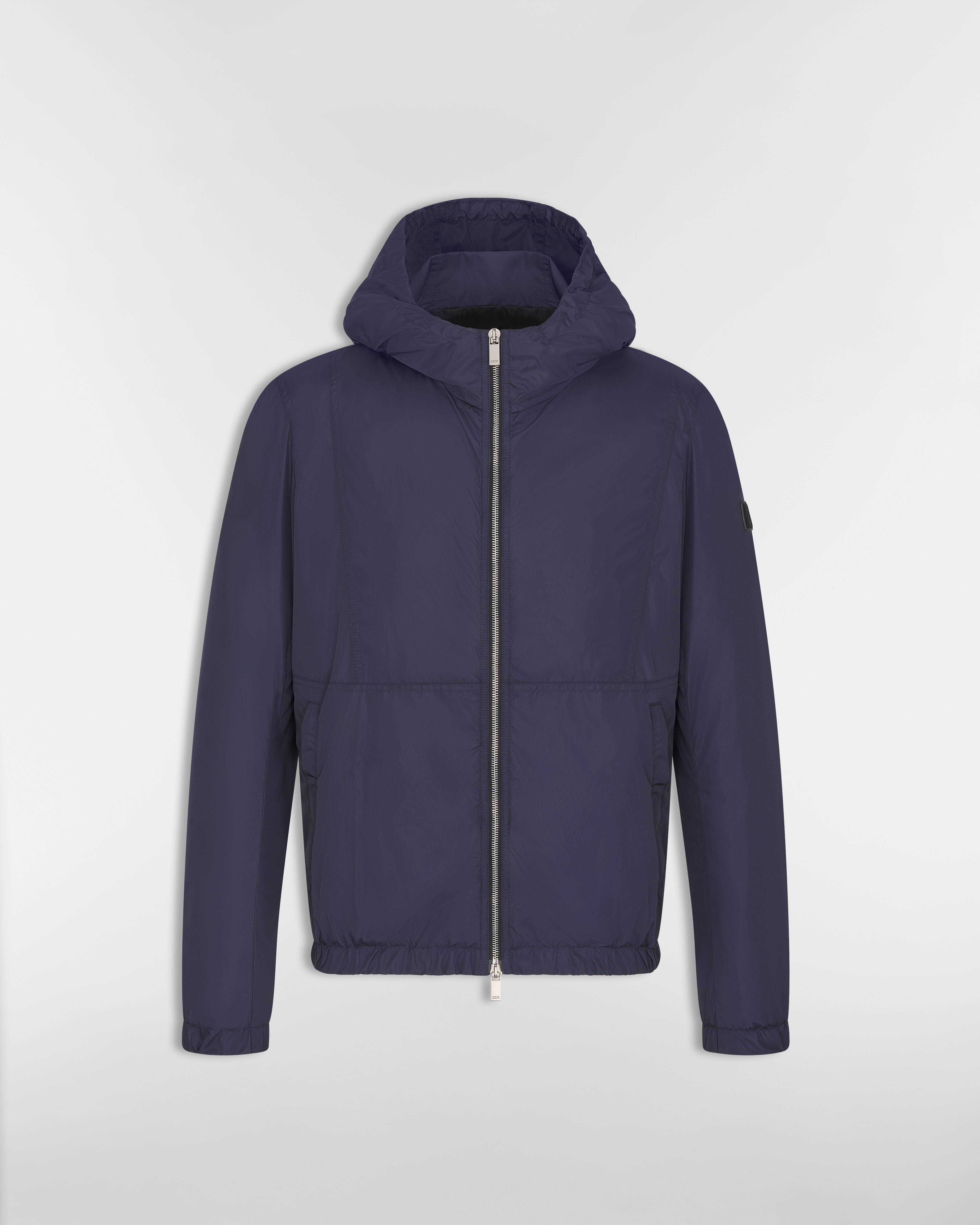 Hooded Jacket Navy Blue Technical Fabric | DIOR