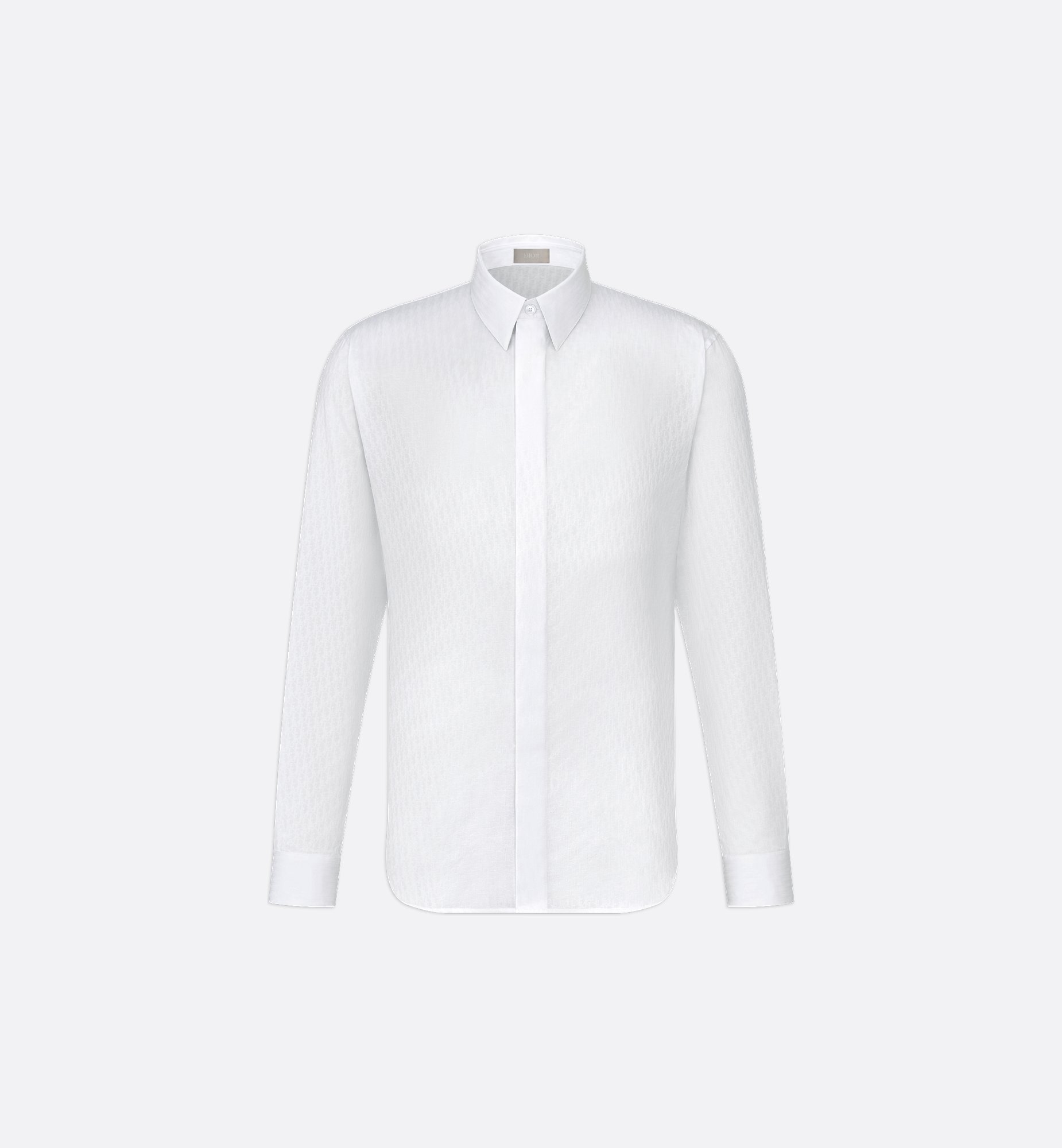 Shirt with Dior Embroidery White Cotton Poplin | DIOR Shirt with Dior Embroidery White Cotton Poplin | DIOR