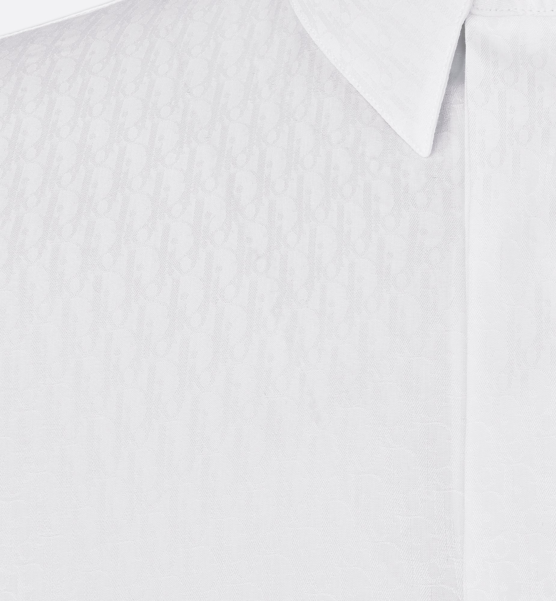 Dior Oblique Shirt White Cotton Jacquard | DIOR Dior Oblique Shirt White Cotton Jacquard | DIOR