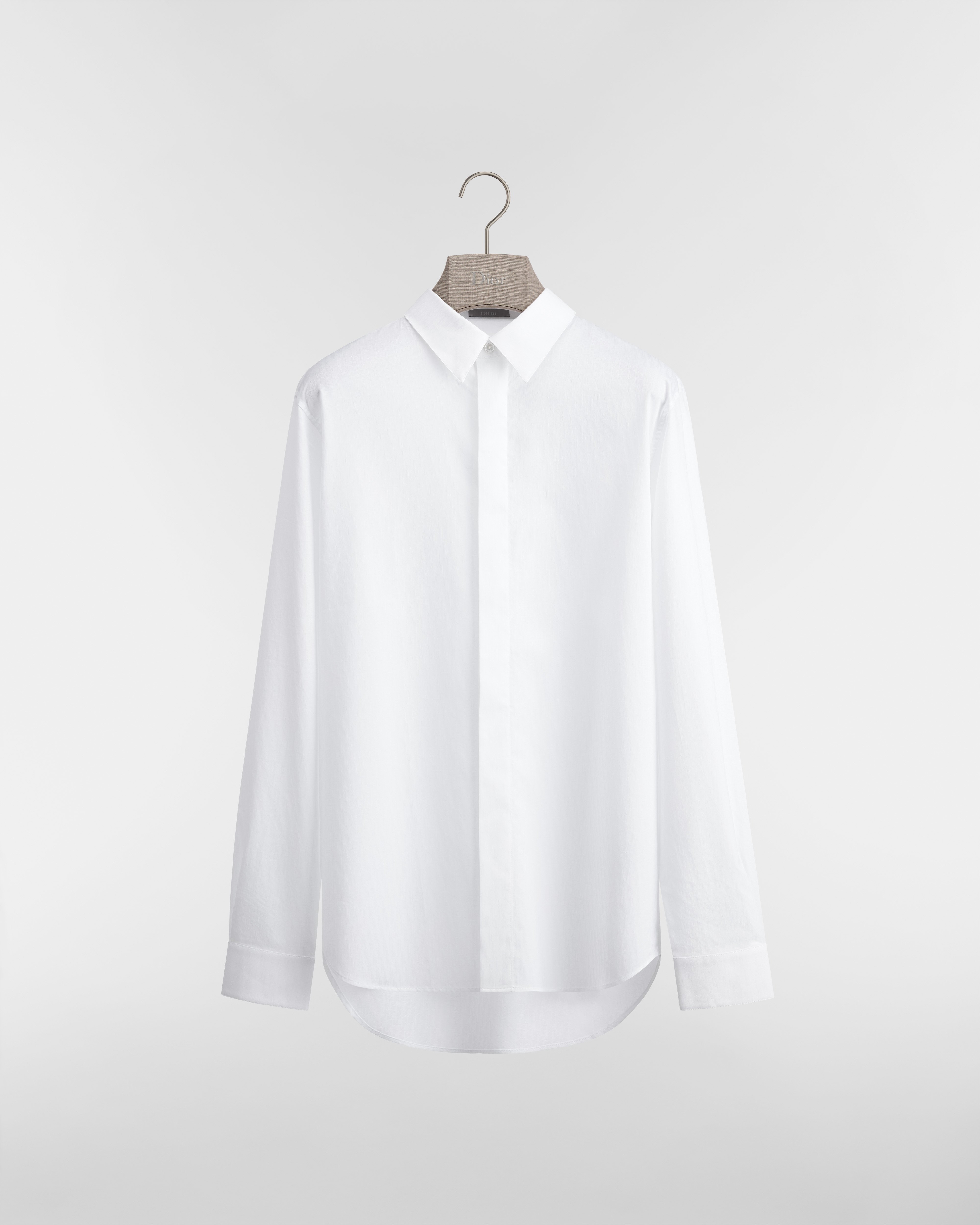 Dior Oblique Shirt White Cotton Jacquard
