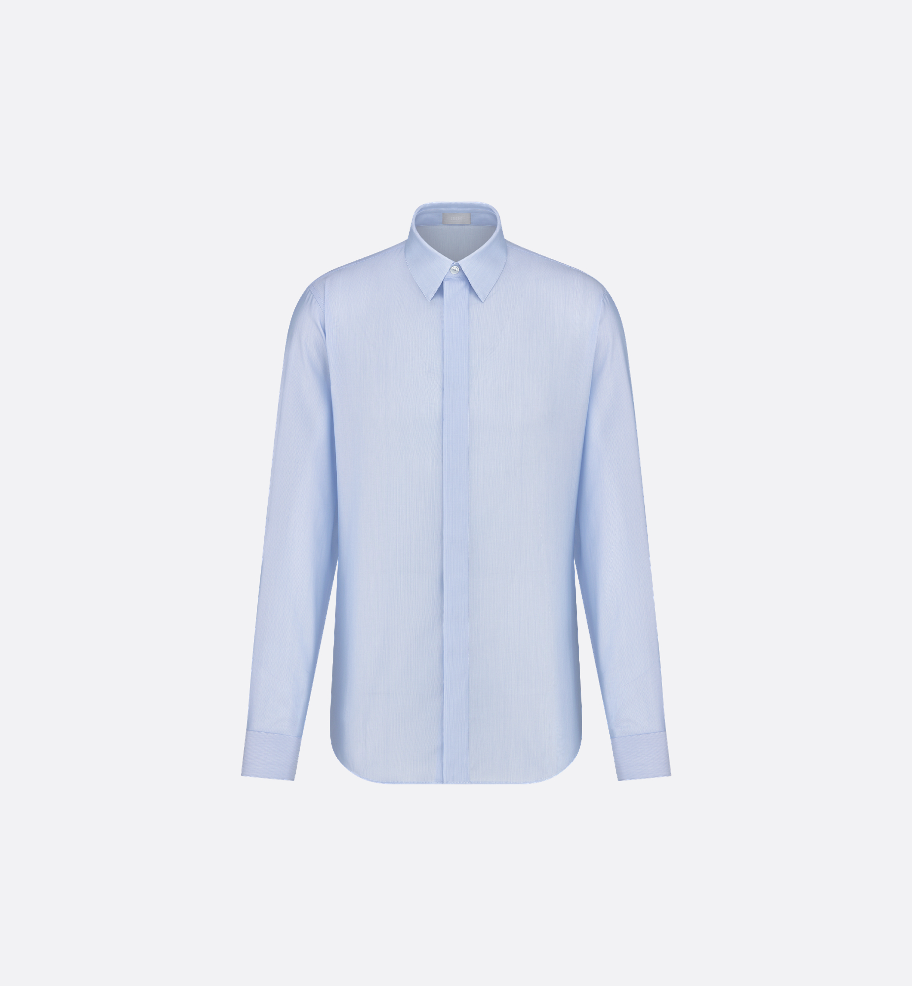 Classic Shirt Blue Striped Cotton | DIOR Classic Shirt Blue Striped Cotton | DIOR