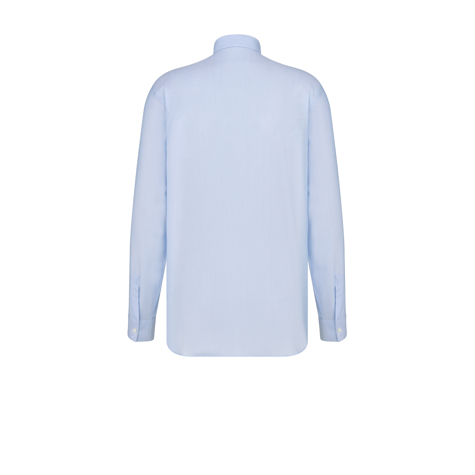 Classic Shirt Blue Striped Cotton E08