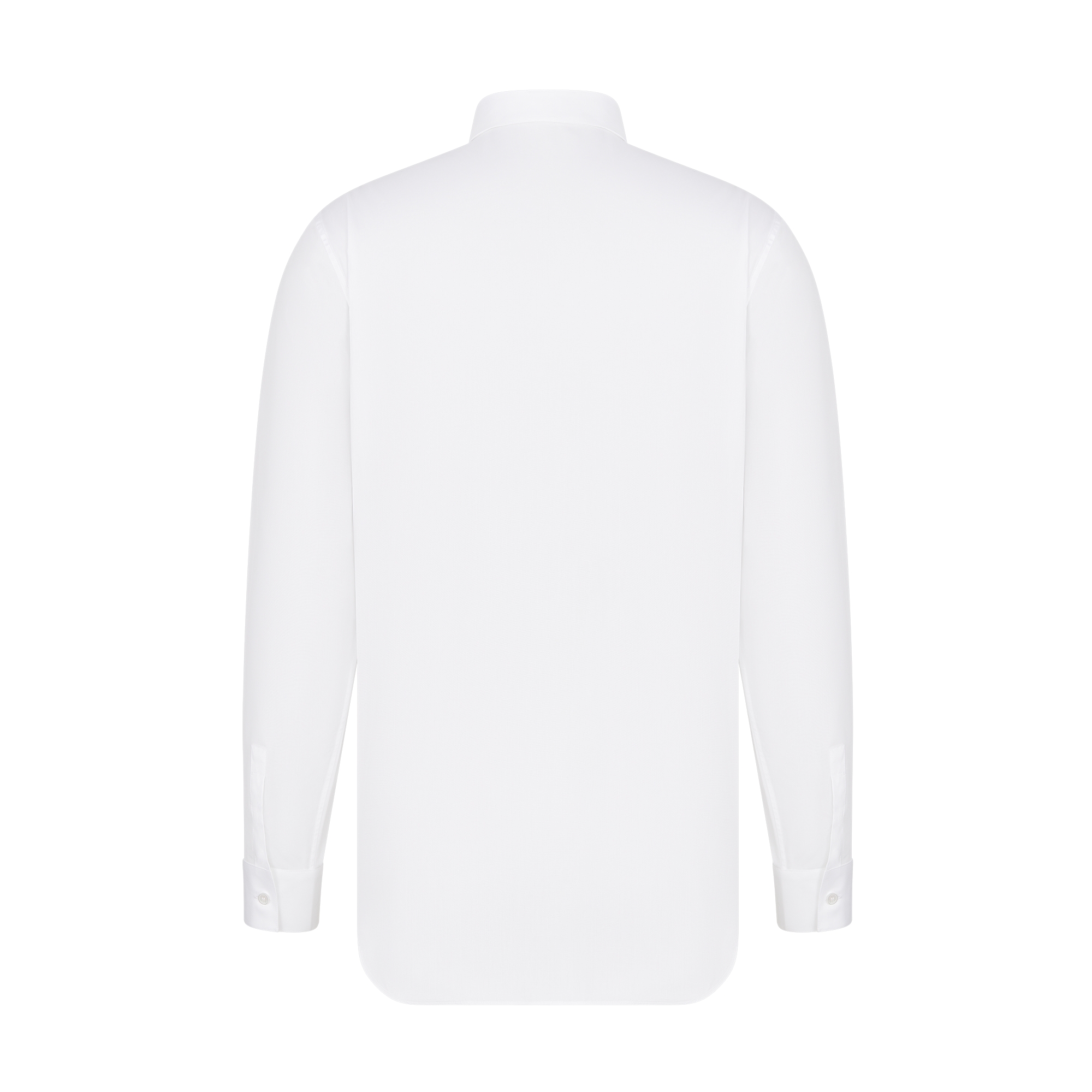 Shirt with Embroidered Bee Jewel White Cotton Poplin E08