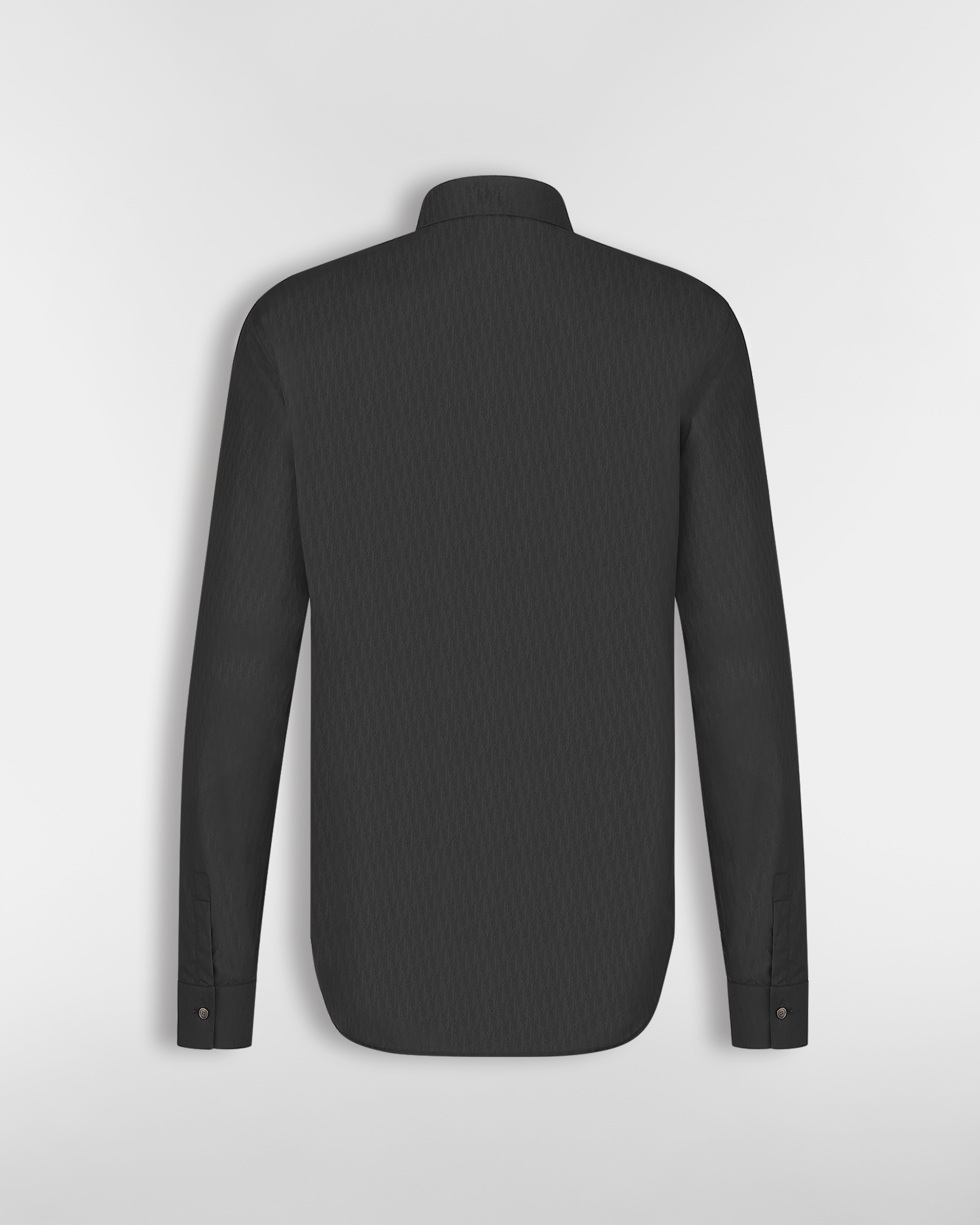 Dior Oblique 셔츠 블랙 코튼 자카드 E08