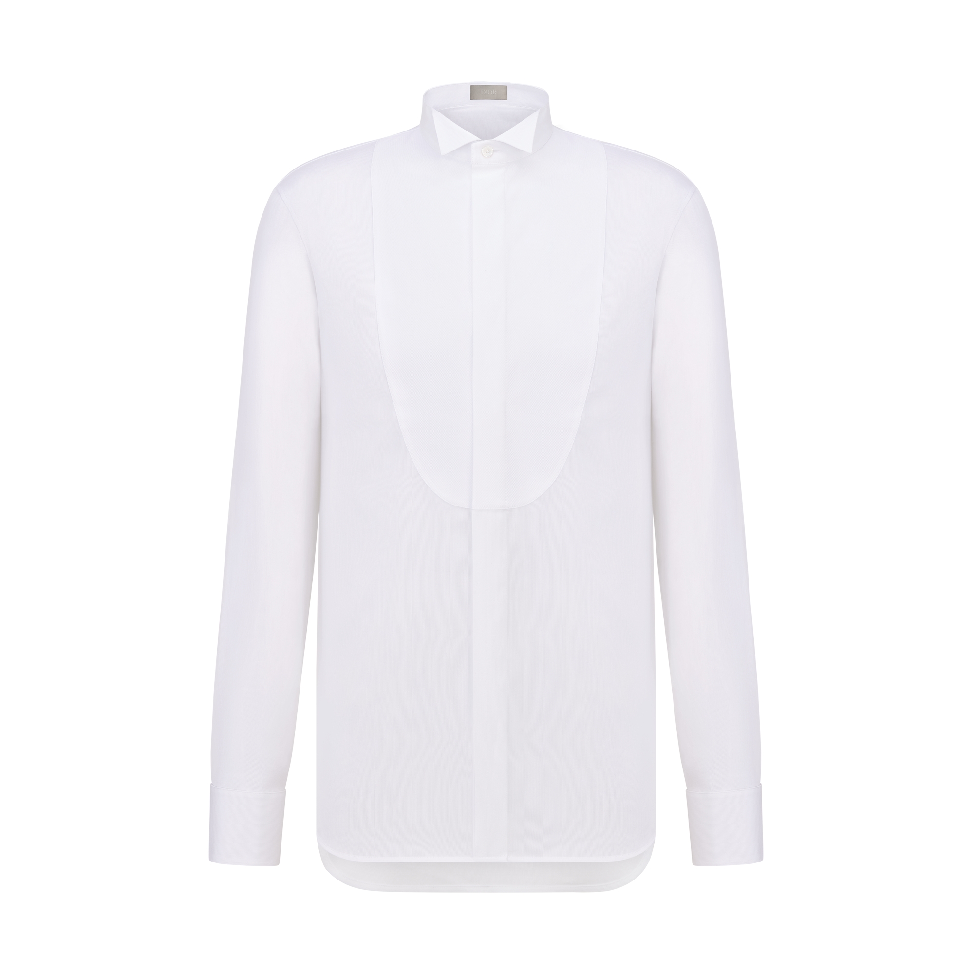 Tuxedo Shirt with Wing Collar White Cotton | DIOR