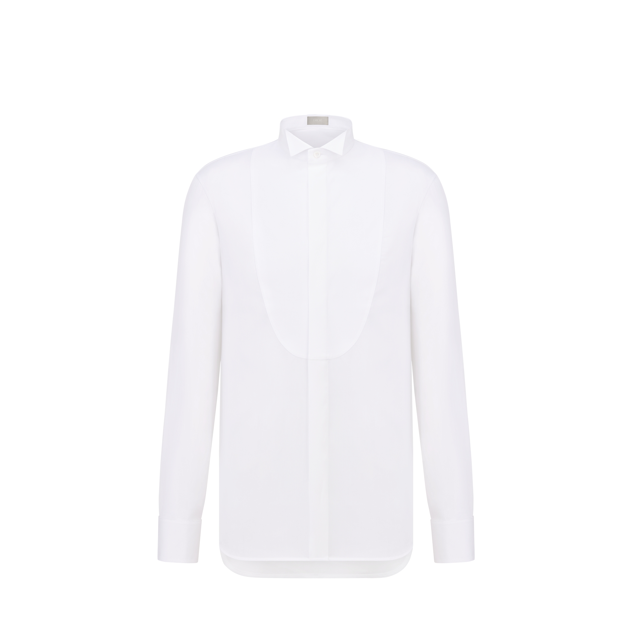 Tuxedo Shirt with Wing Collar White Cotton | DIOR US