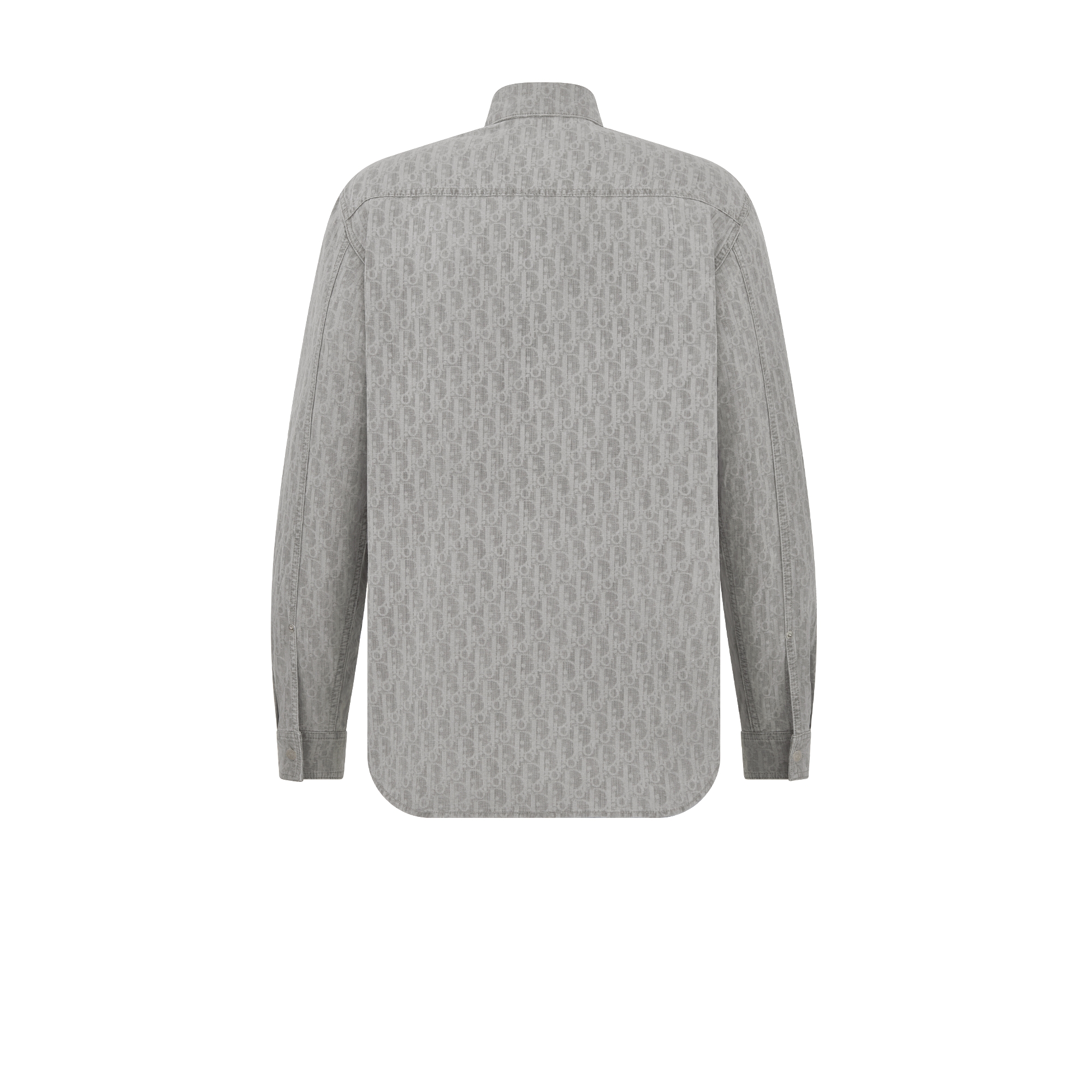 Surchemise Dior Oblique Denim de coton gris E08