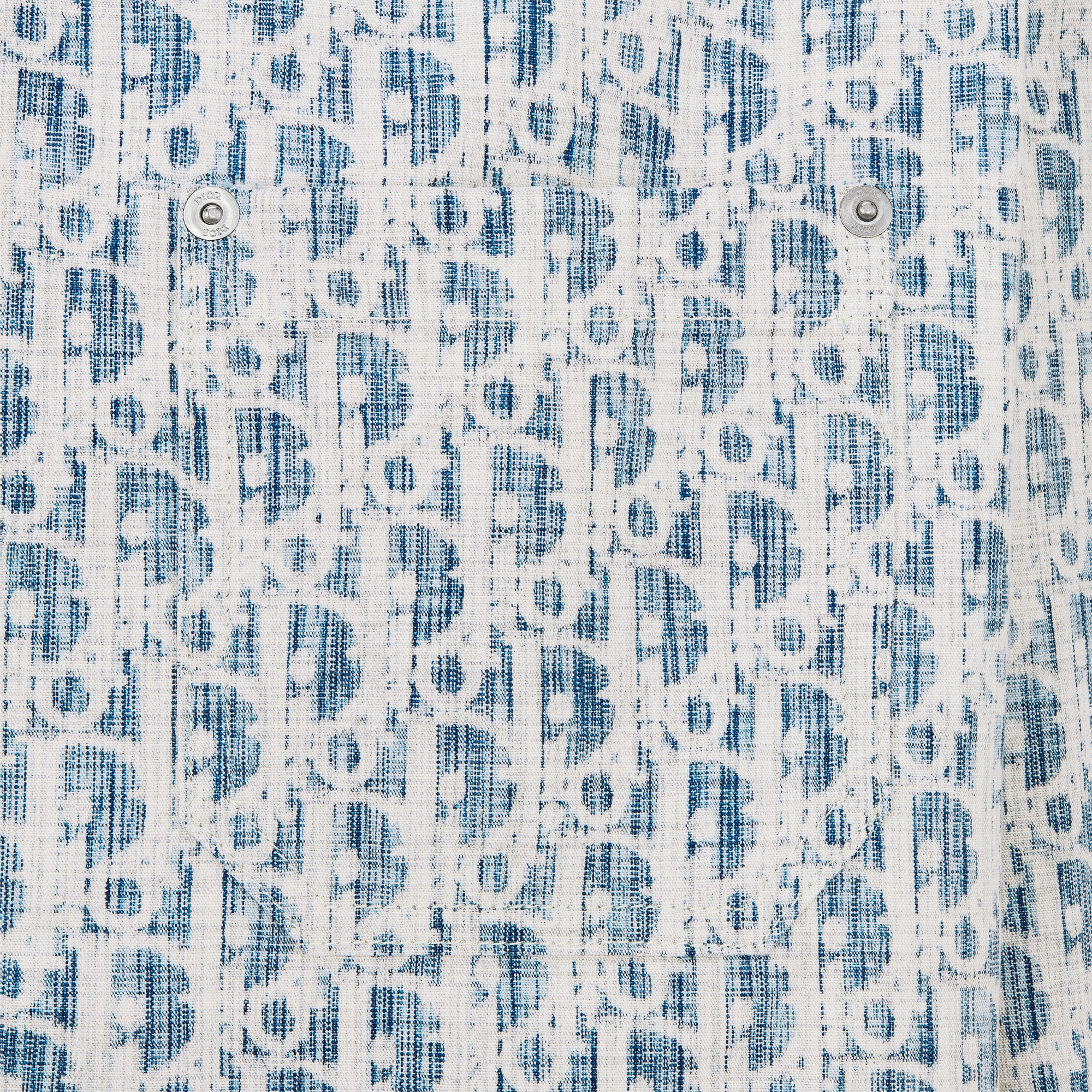 オーバーシャツ ディオール オブリーク カスリ コットンデニム E09