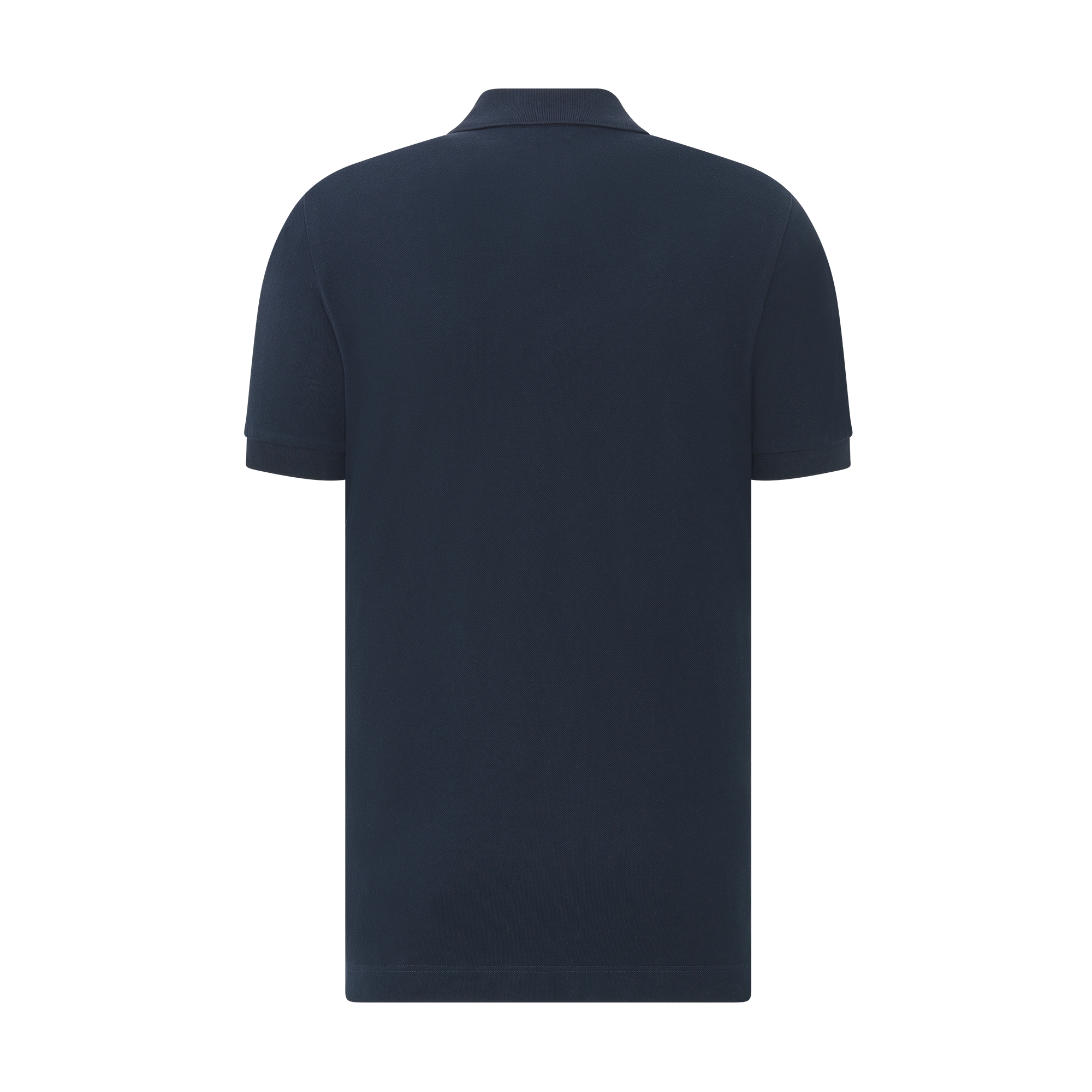 CD Icon Polo Shirt Navy Blue Cotton Piqué E08
