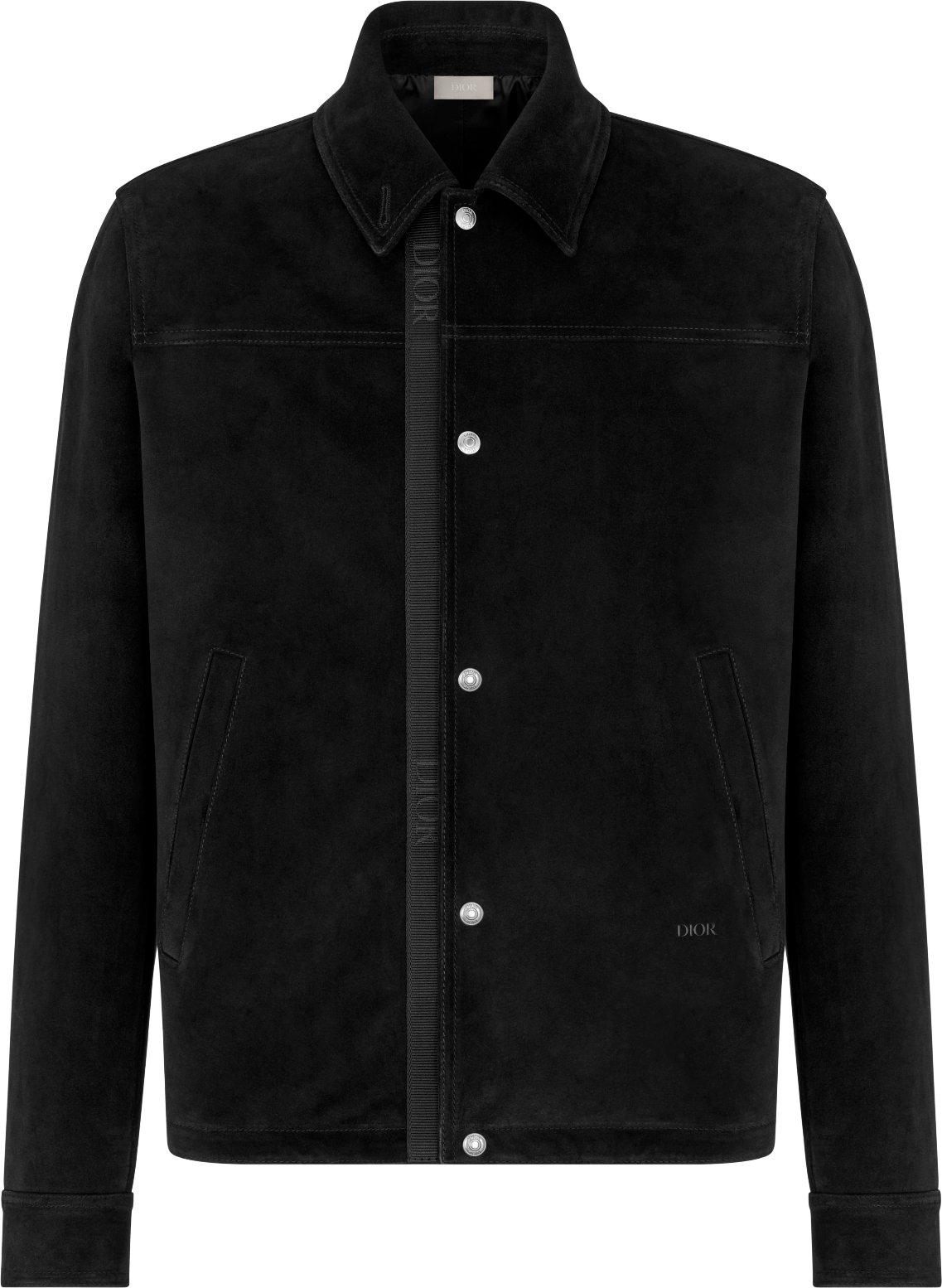 Overshirt Black Suede Calfskin DIOR