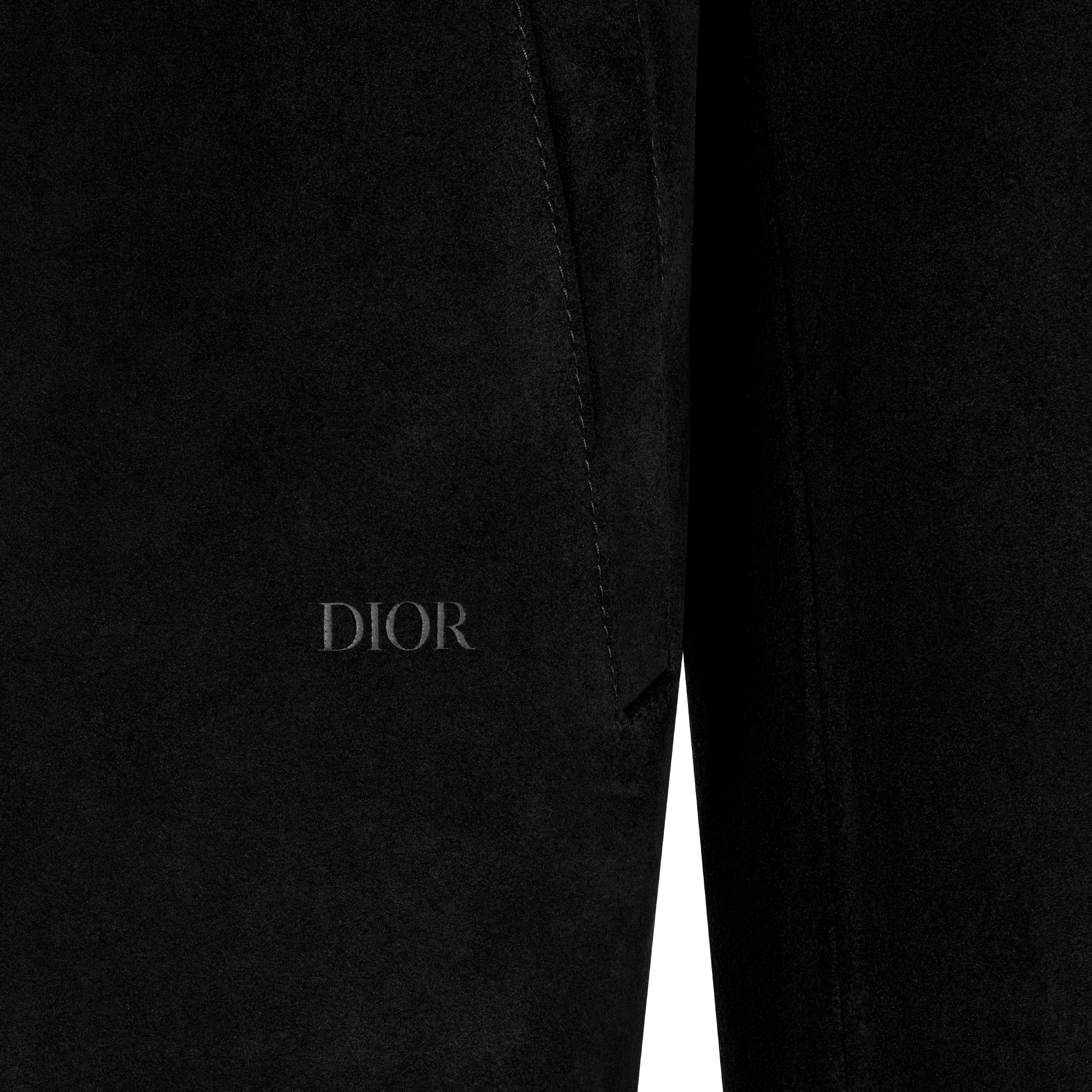 Giacca-camicia Pelle di vitello scamosciata nera E09