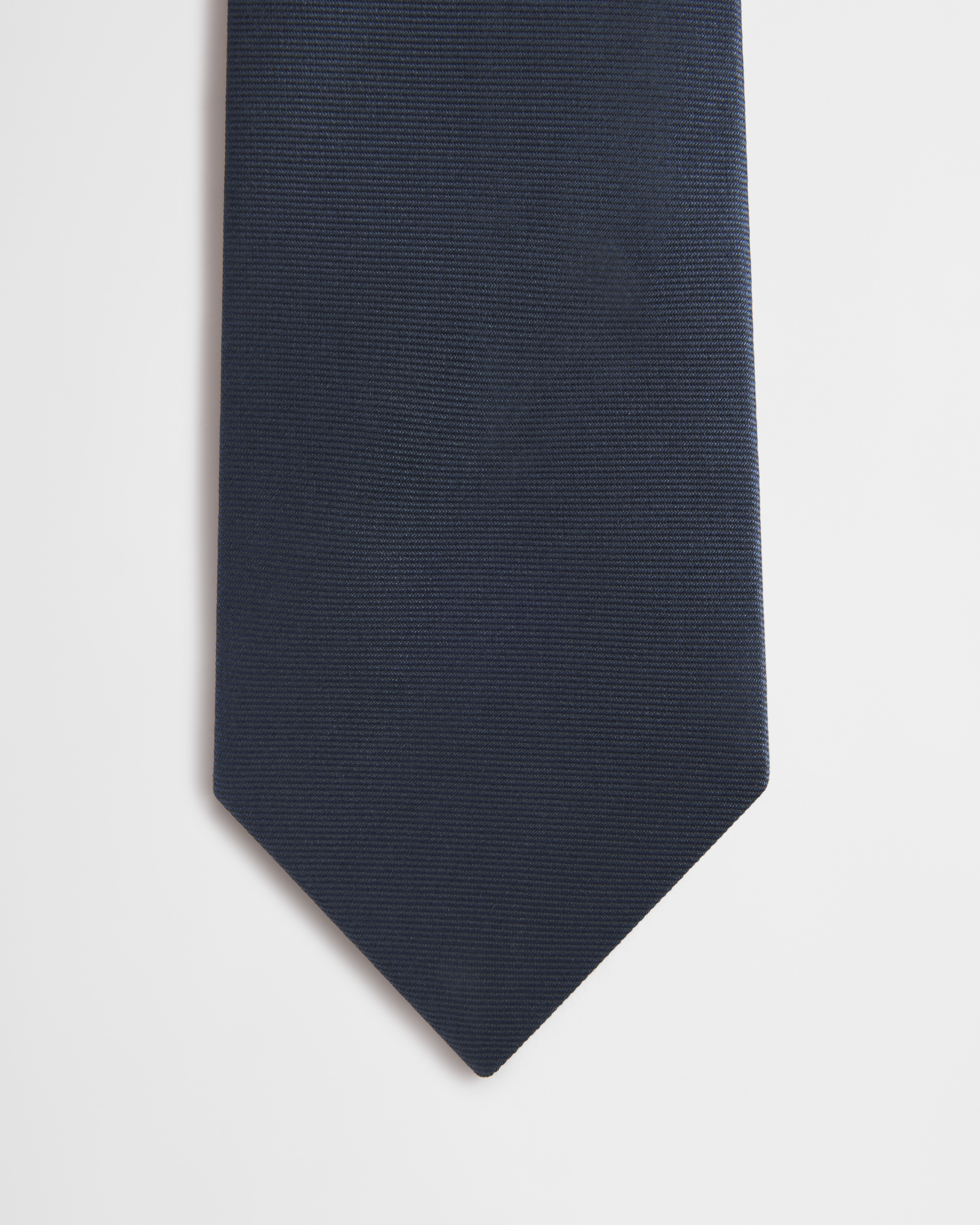Striped Dior Oblique Tie Navy Blue, Gray and White Silk E09