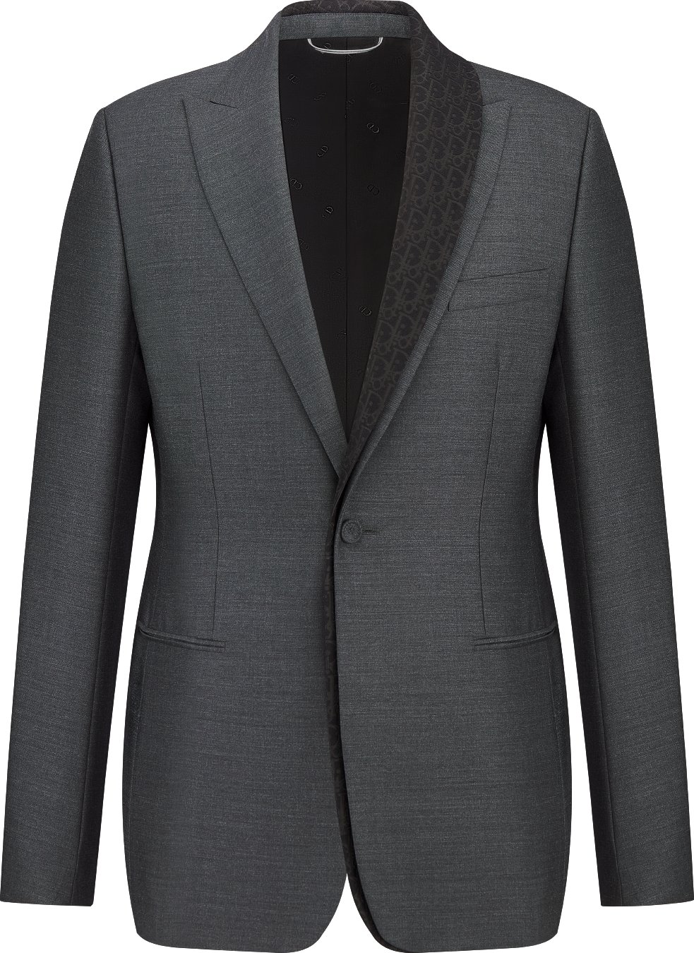 Jacket with Asymmetric Shawl Collar Front view