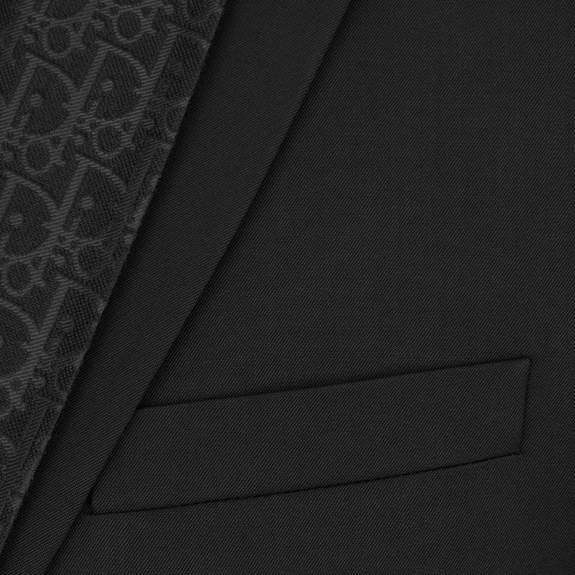 アシンメトリー ジャケット ディオール オブリーク バージンウール ツイル E09