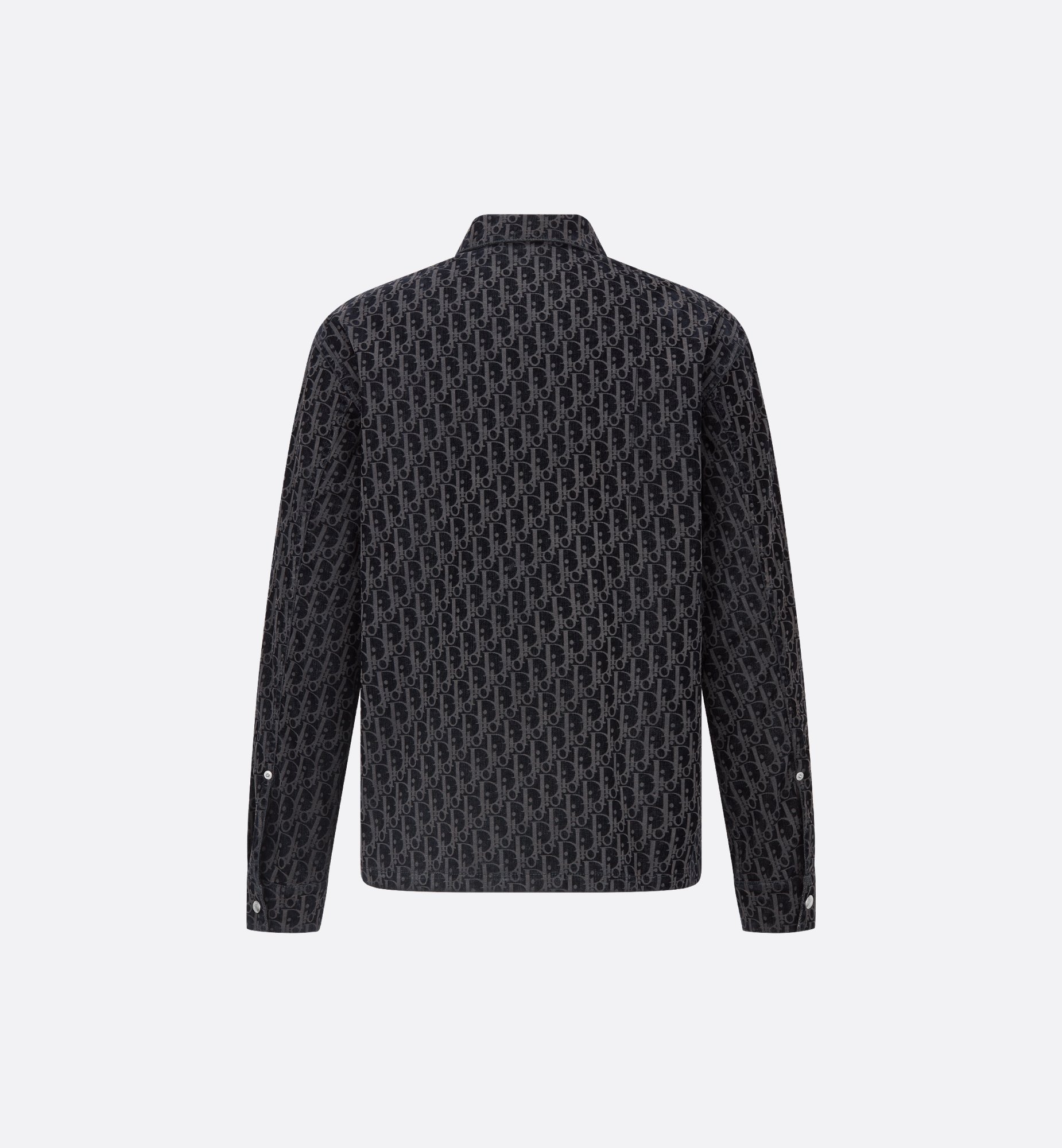 Dior Oblique Overshirt Blue Cotton-Blend Twill | DIOR Dior Oblique Overshirt Blue Cotton-Blend Twill | DIOR