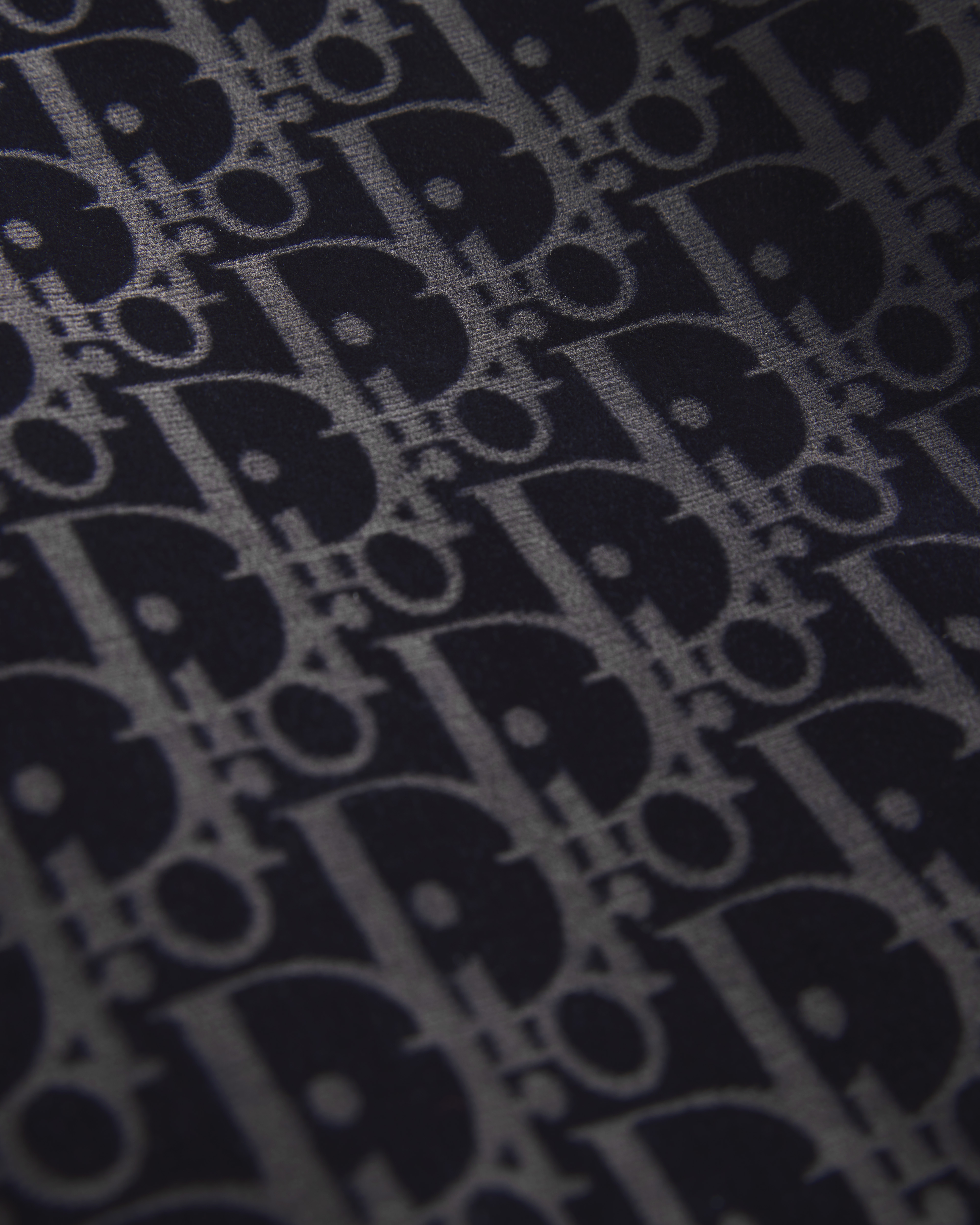 Sobrecamisa Dior Oblique Sarga de mezcla de algodón azul E10