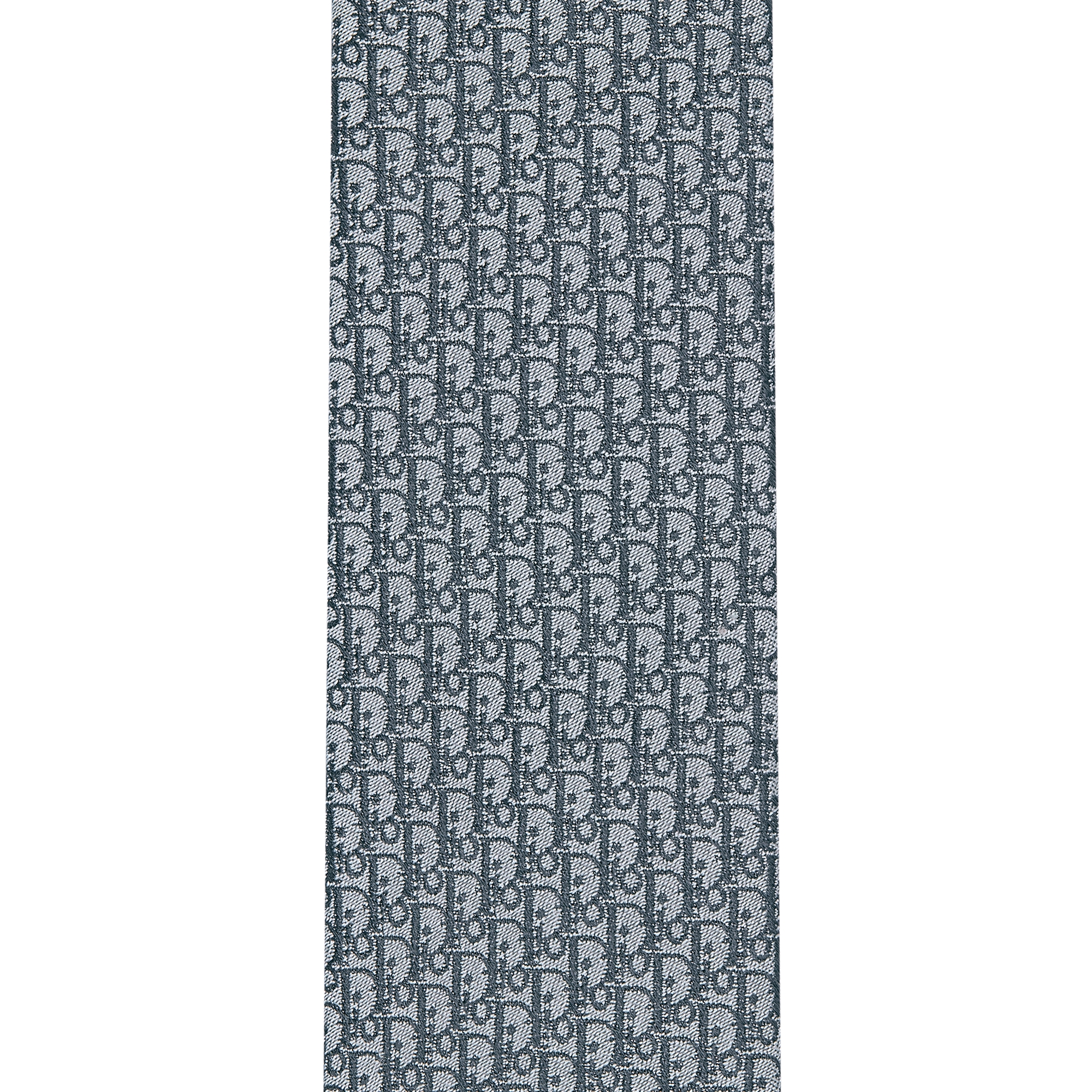 Dior Oblique Tie Gray Silk E10
