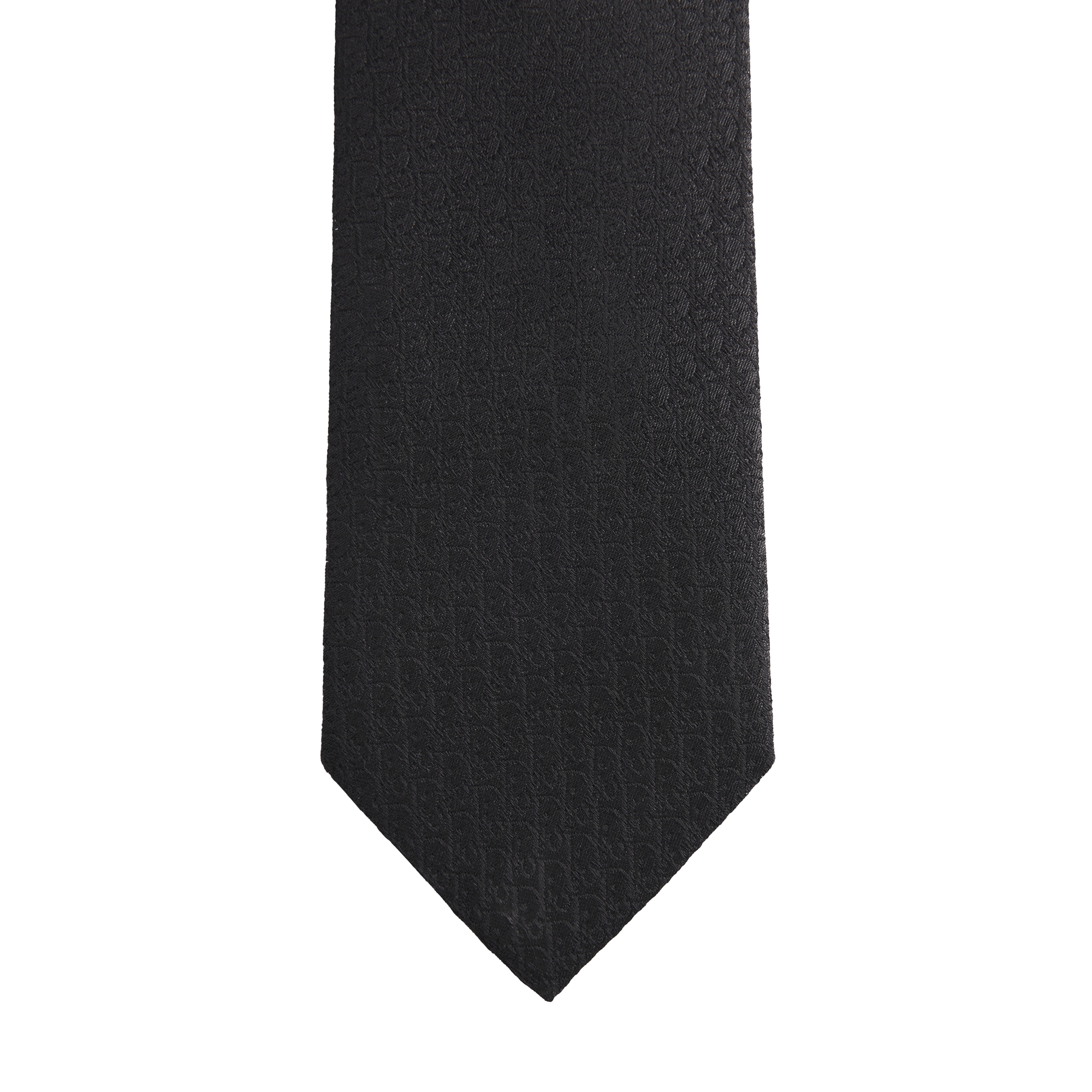 Dior Oblique Tie Black Silk E09