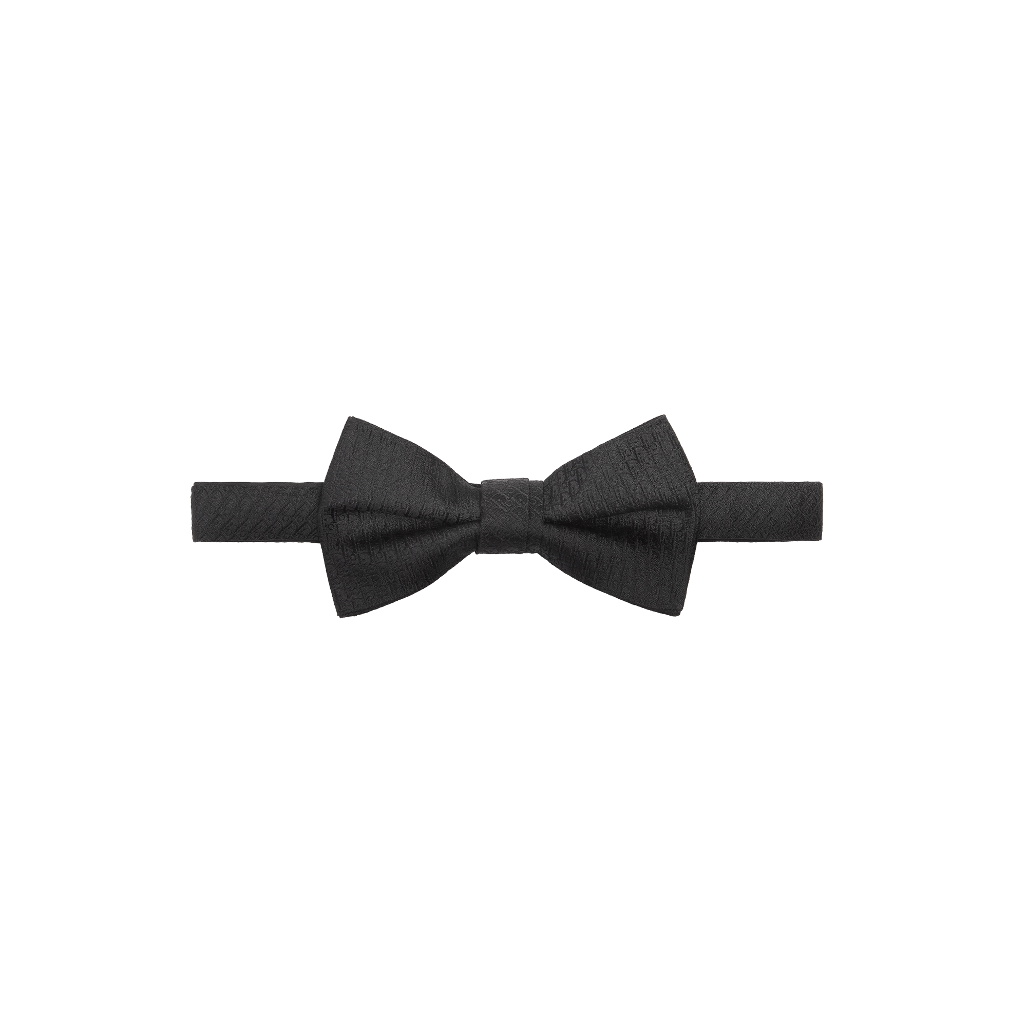 Dior Oblique Bow Tie Black Silk E01
