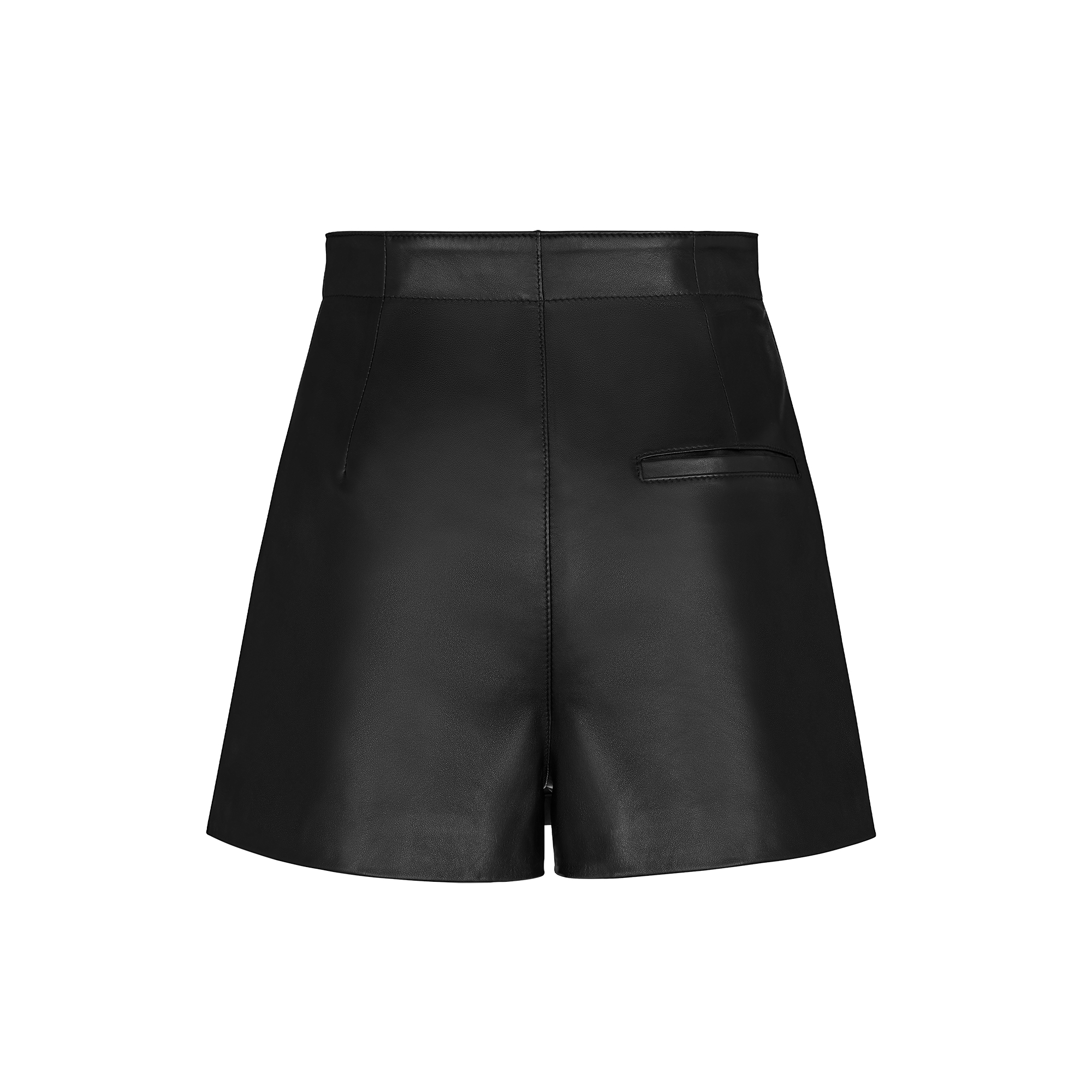 Skort with CD Buckle Black Lambskin E08