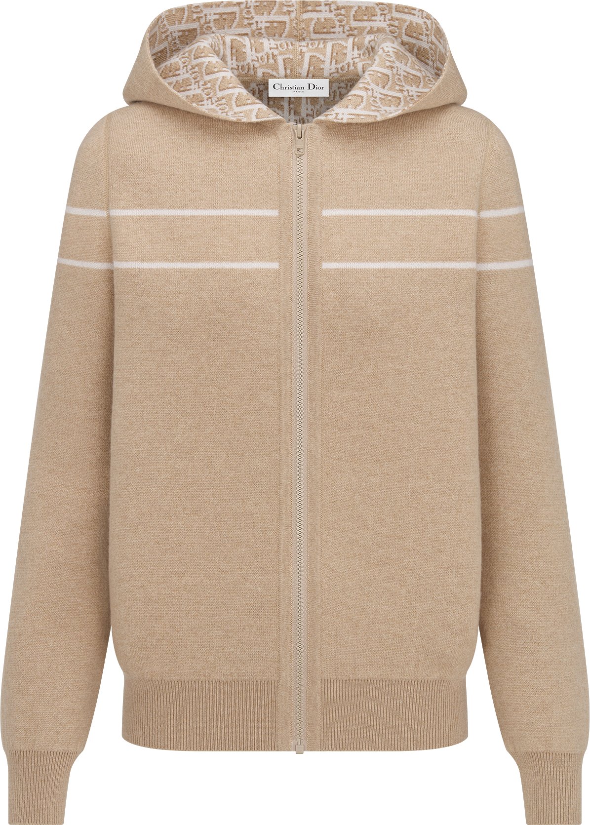 Reversible Zipped Cardigan with Hood aria_woman_viewcode_e01