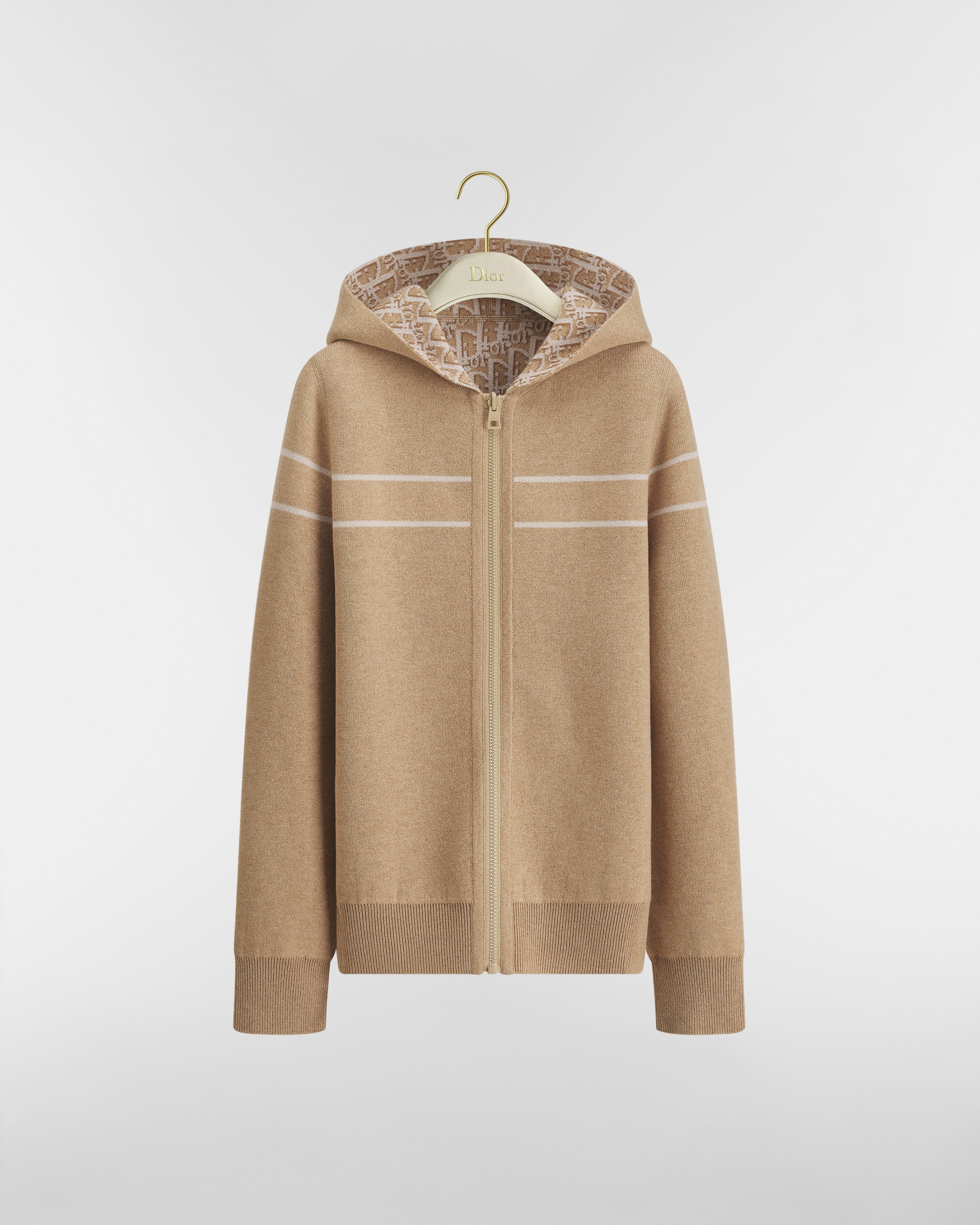 Reversible Zipped Cardigan with Hood