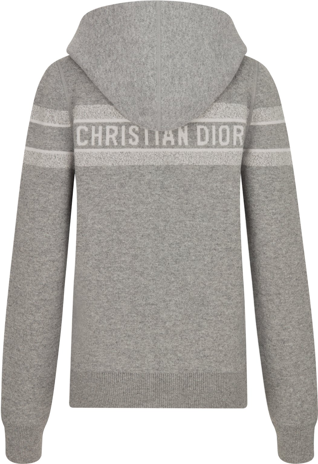 Reversible Zipped Cardigan with Hood Back view