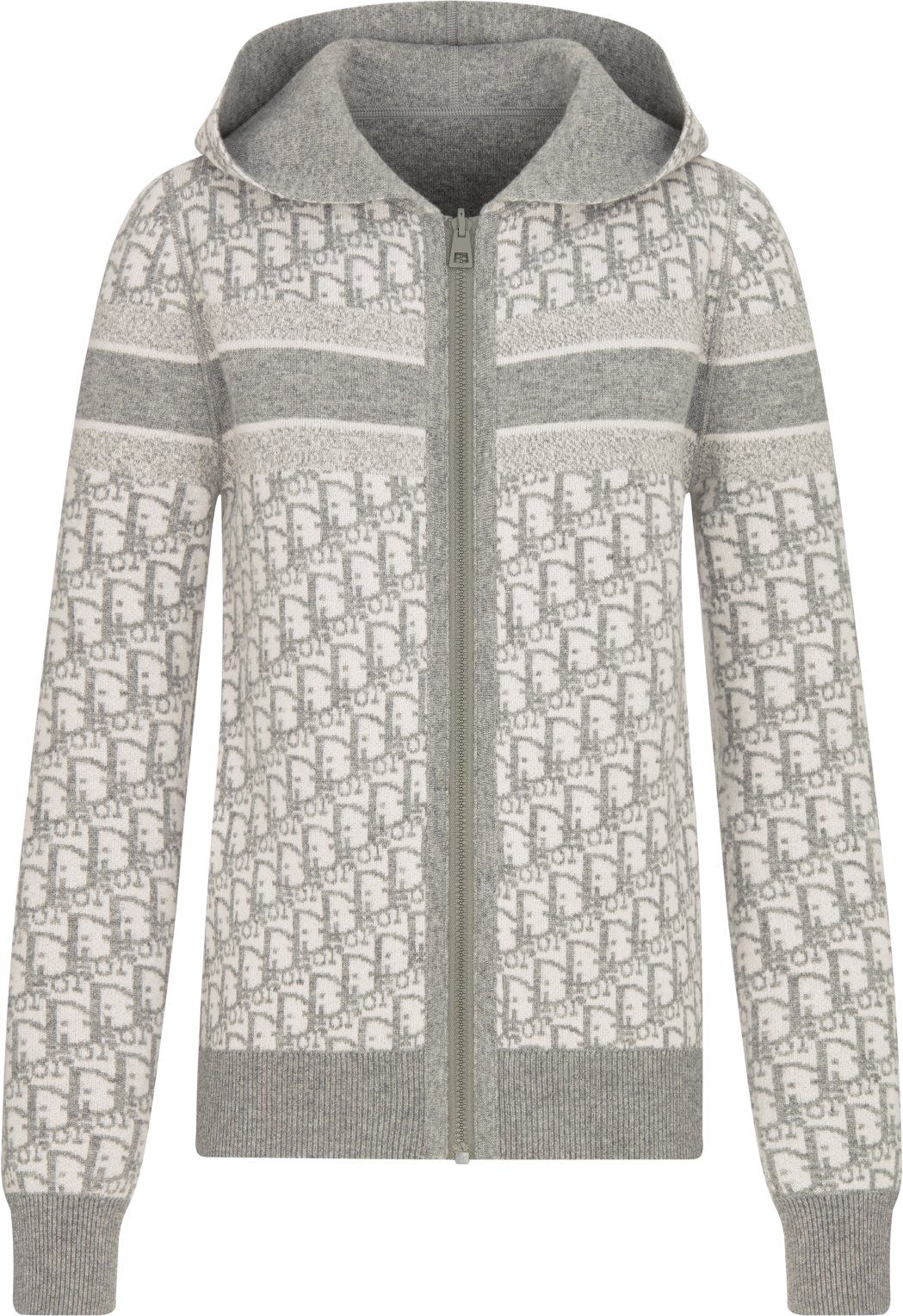 Reversible Zipped Cardigan with Hood Detailed view