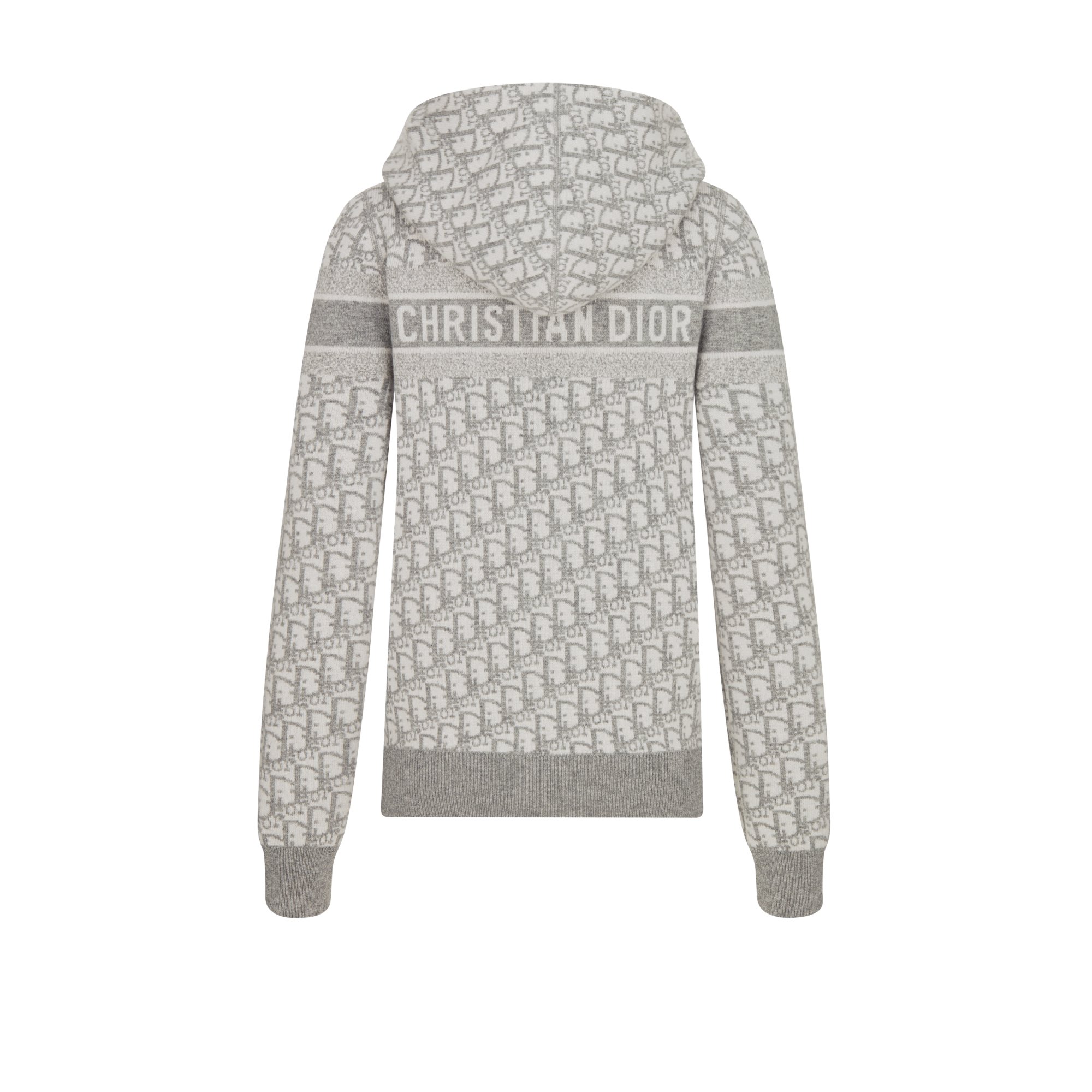 Reversible Zipped Cardigan with Hood Detailed view