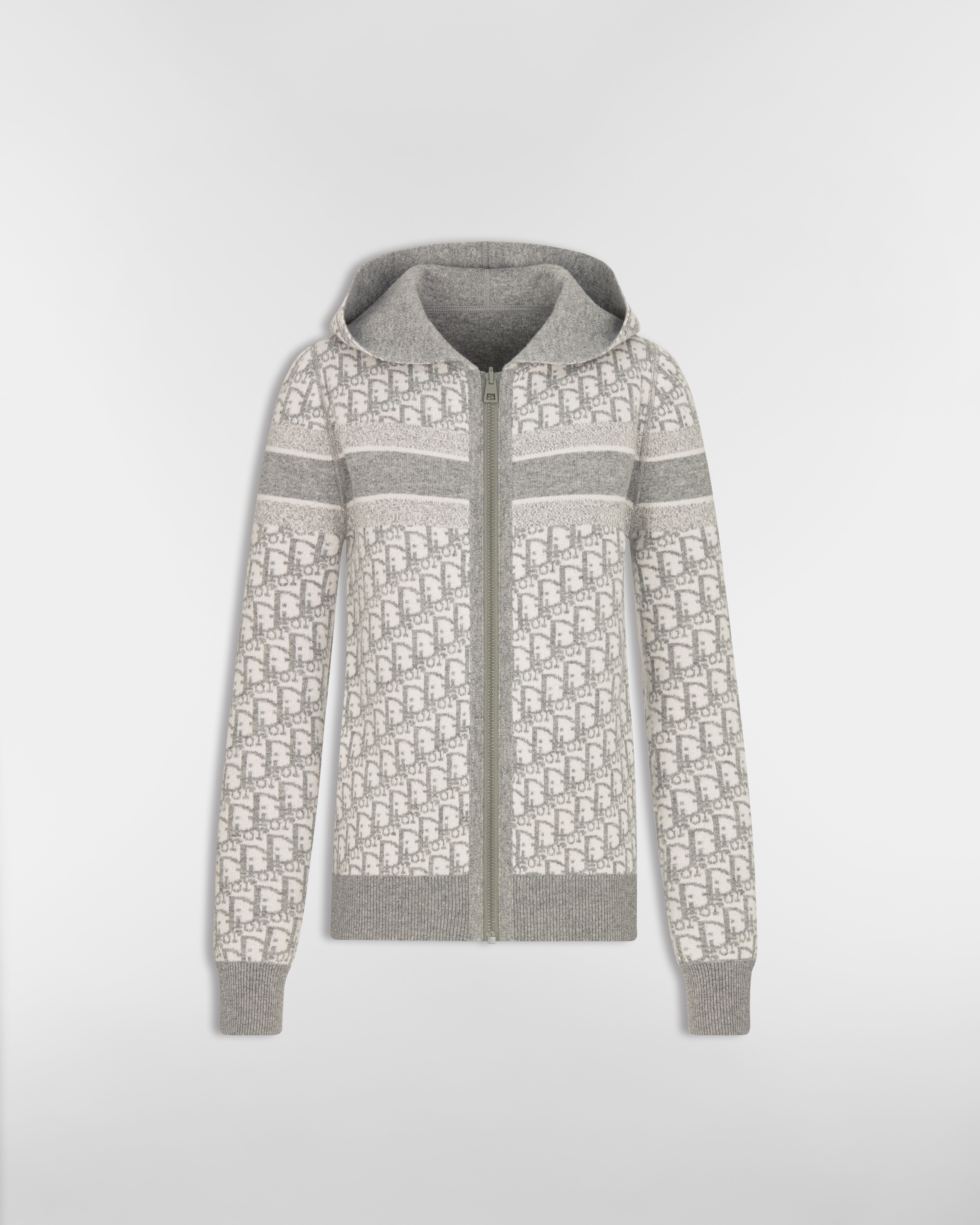 Cardigan reversibile con cappuccio e cerniera