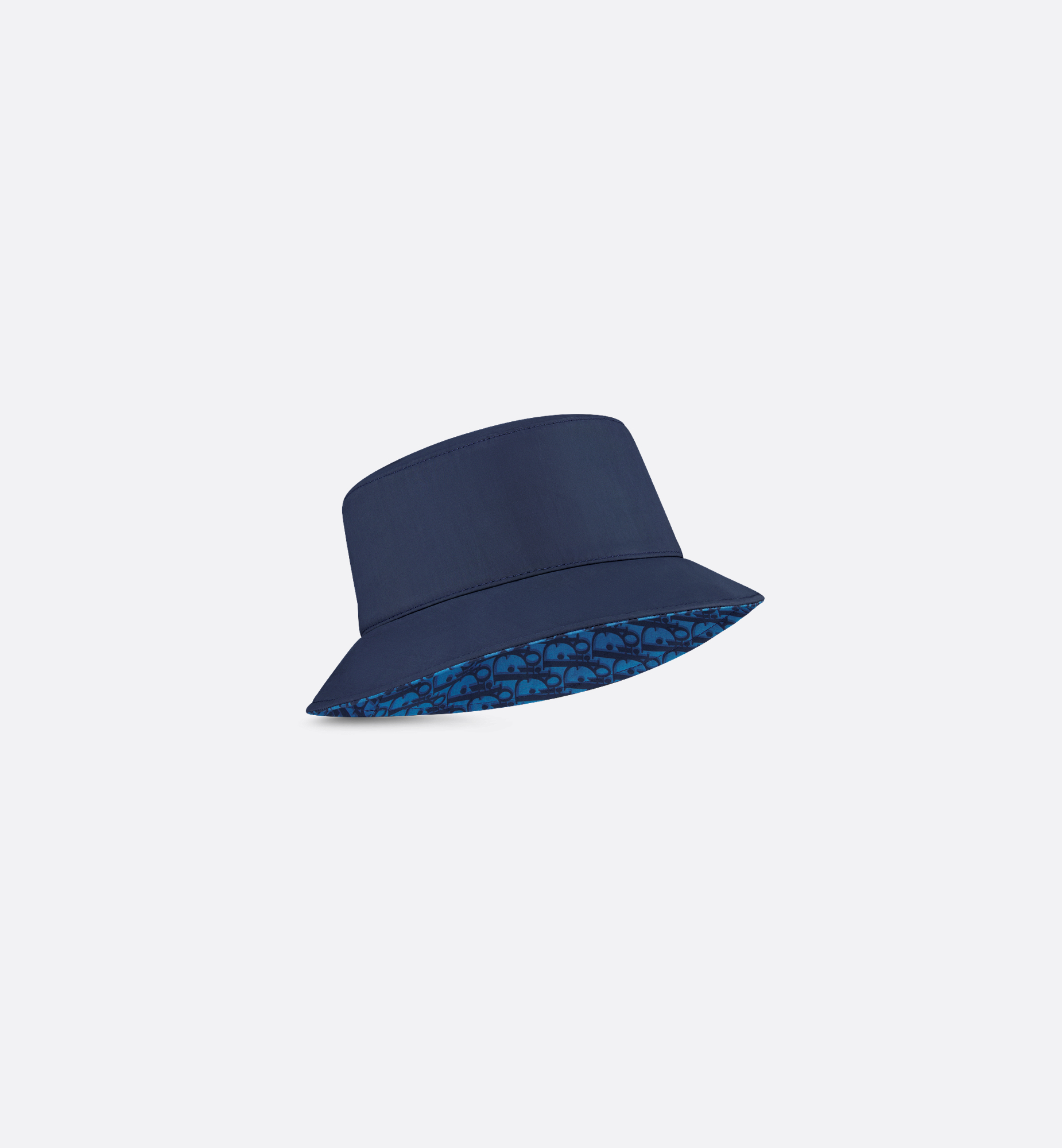 Kids' Bucket Hat Navy Blue Dior Oblique Technical Fabric | DIOR Kids' Bucket Hat Navy Blue Dior Oblique Technical Fabric | DIOR
