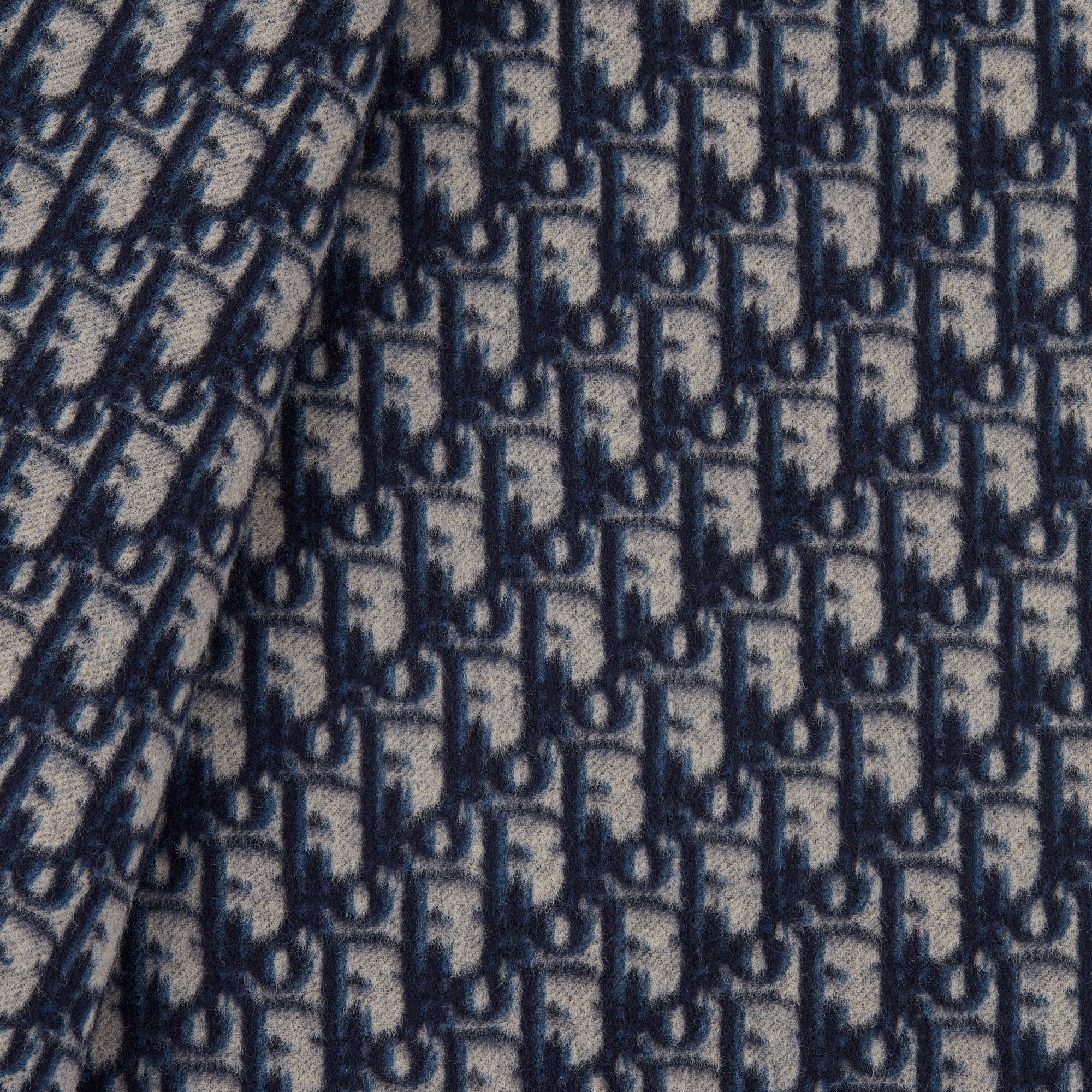 Coat with Belt Blue Double-Sided Virgin Wool E10