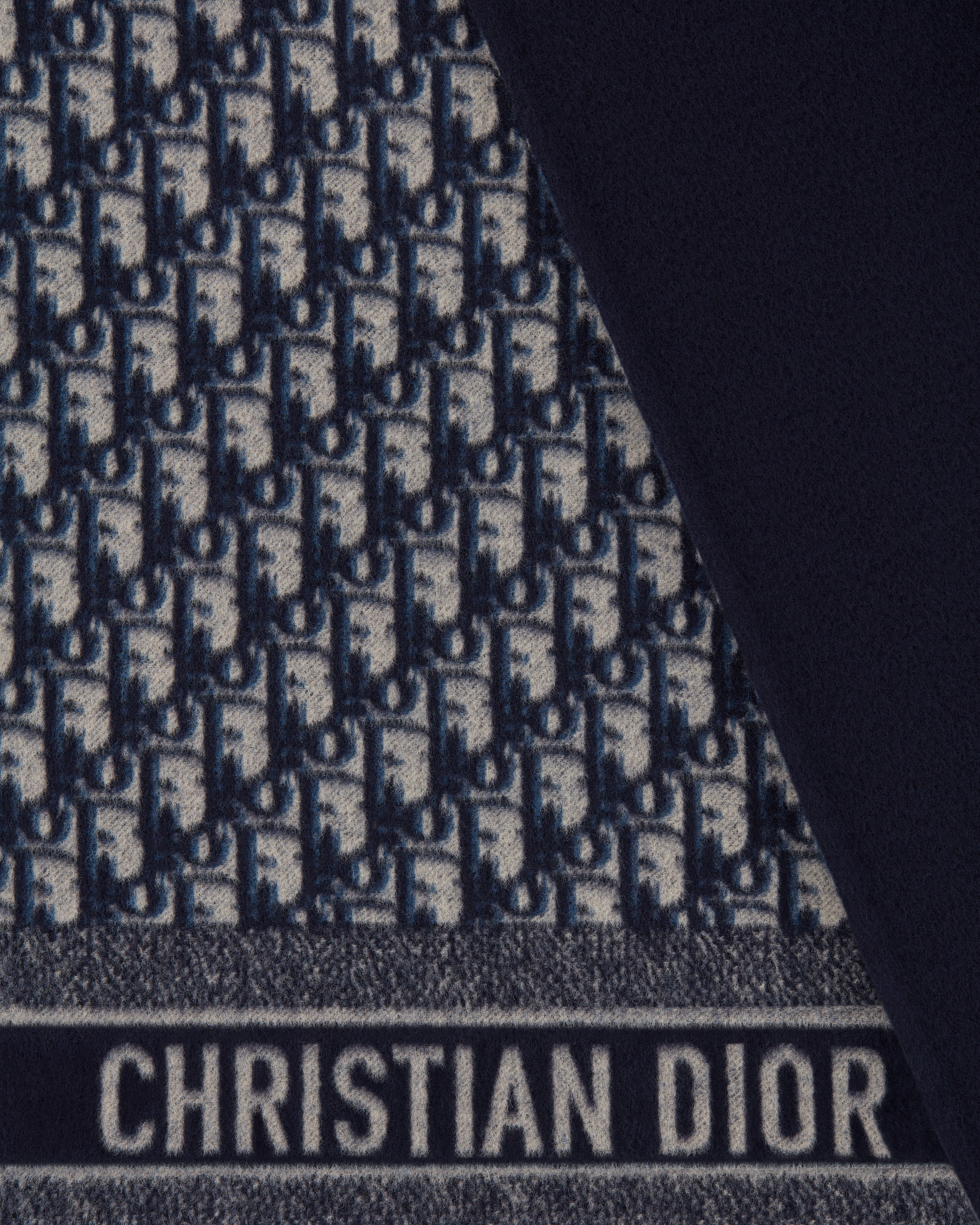 Mantel mit Gürtel Doubleface-Schurwolle in Blau E11