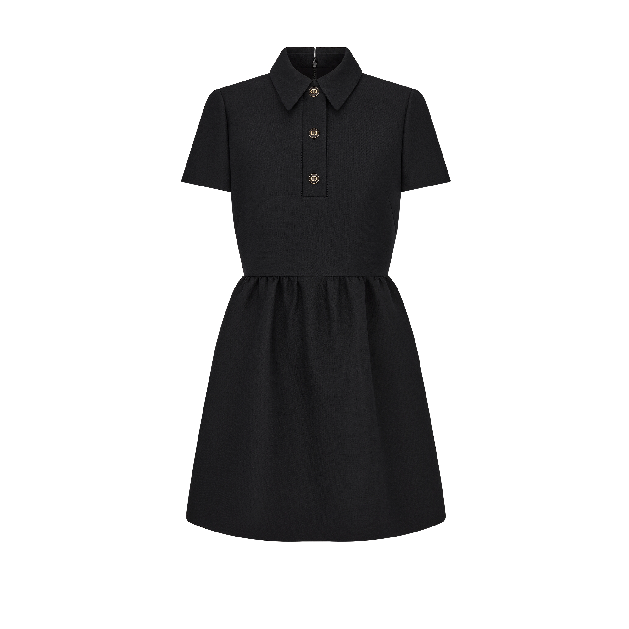 Fitted Dress with CD Buttons