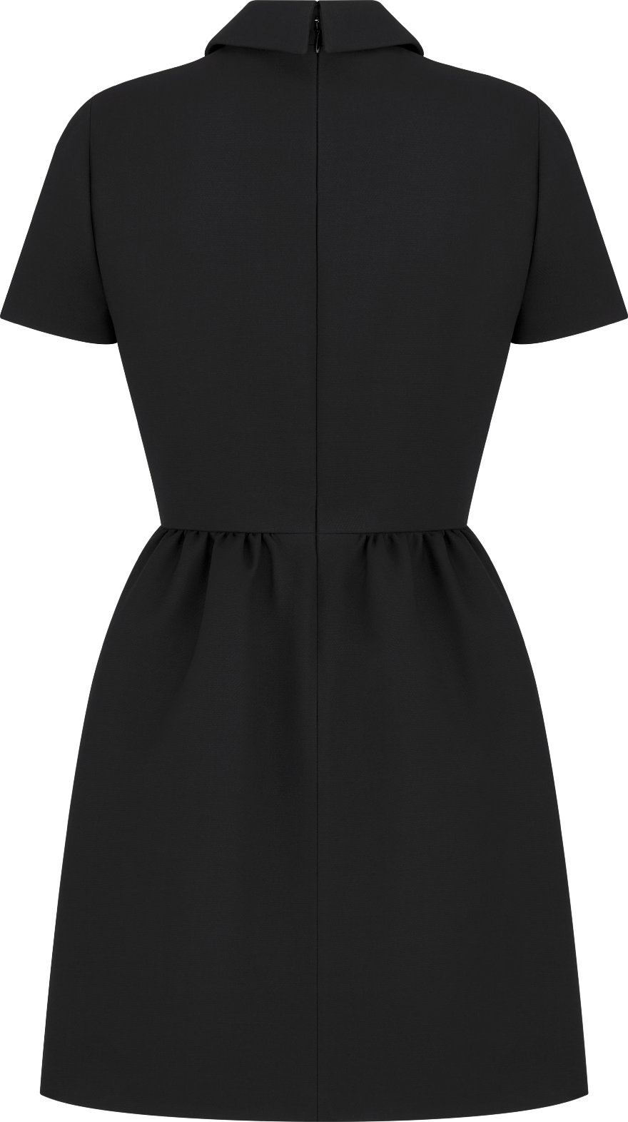 Fitted Dress with CD Buttons Back view