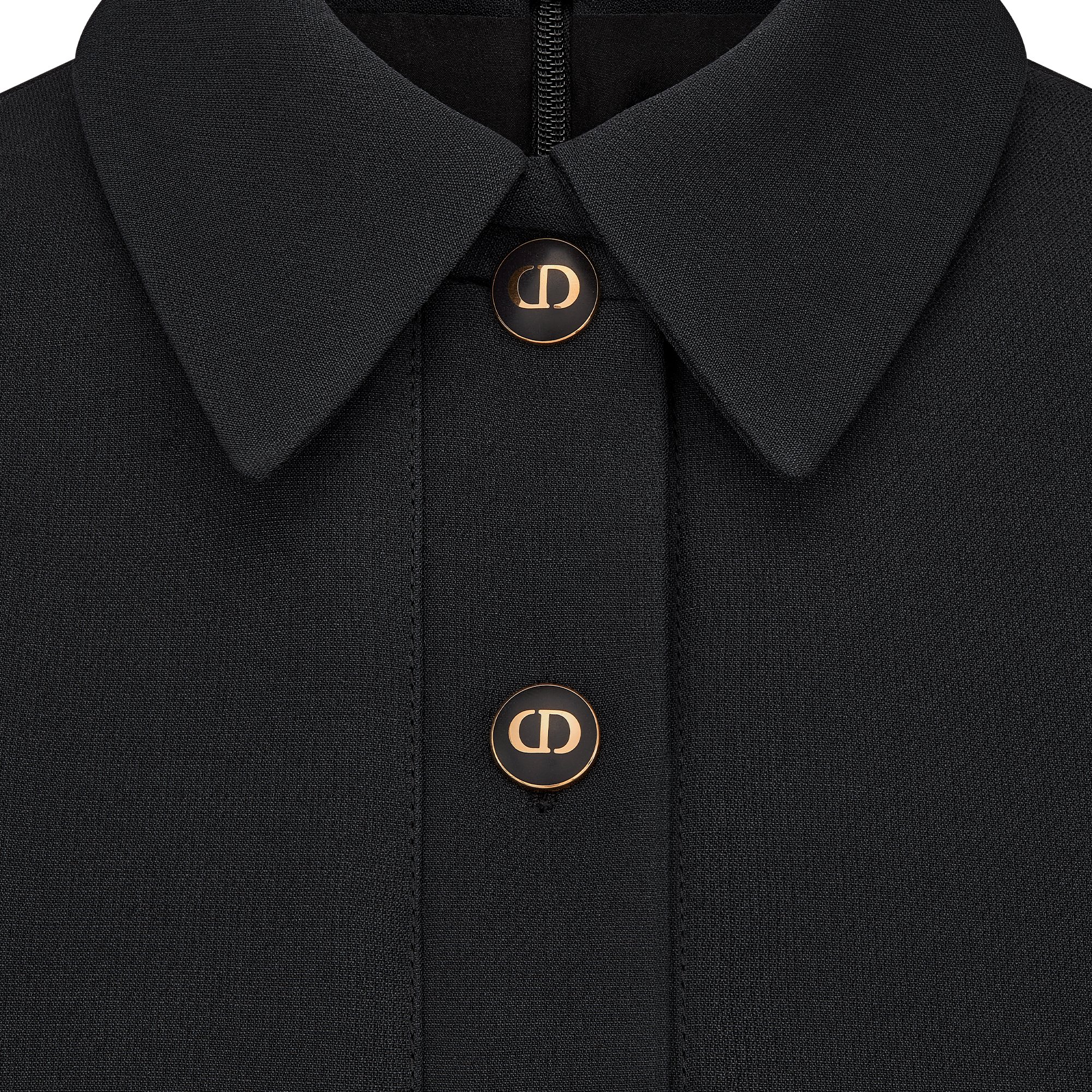 Fitted Dress with CD Buttons Detailed view