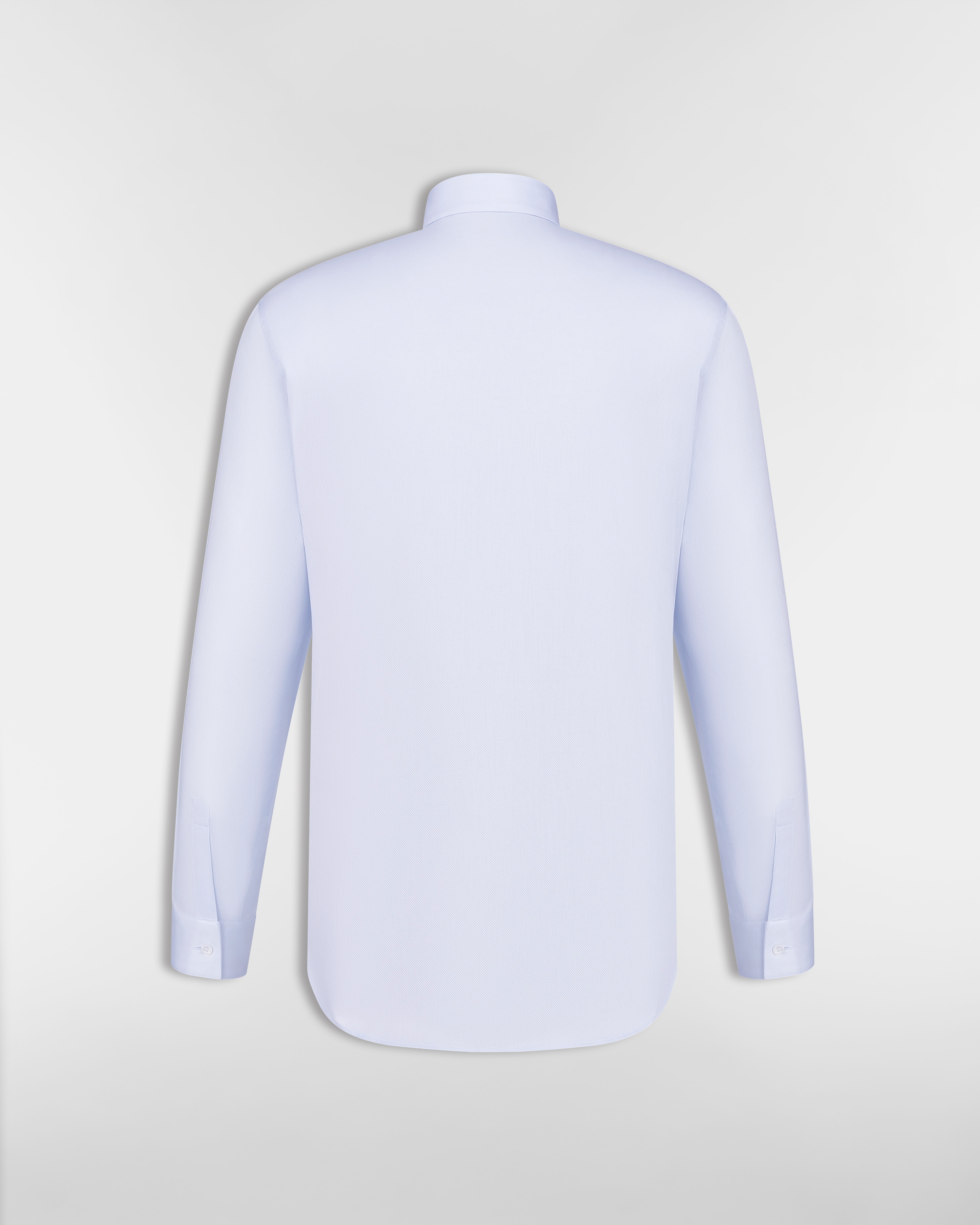 Shirt met CD Icon-borduursel Blauwe katoenpiqué E08