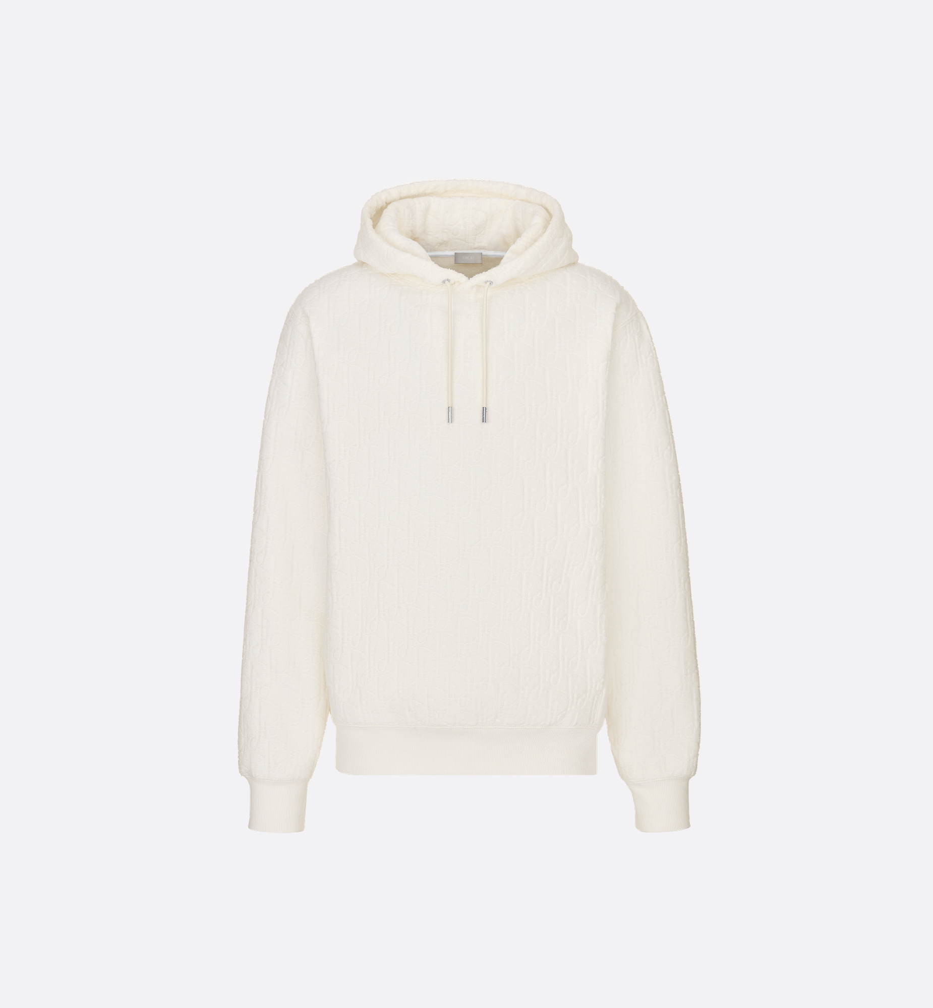 Dior Oblique Relaxed-Fit Hooded Sweatshirt Off-White Cotton Dior Oblique Relaxed-Fit Hooded Sweatshirt Off-White Cotton