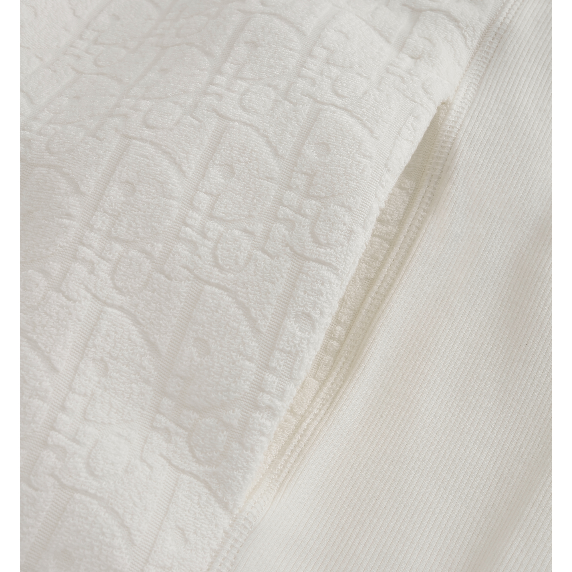 Dior Oblique Relaxed-Fit Hooded Sweatshirt Off-White Cotton Fleece E11