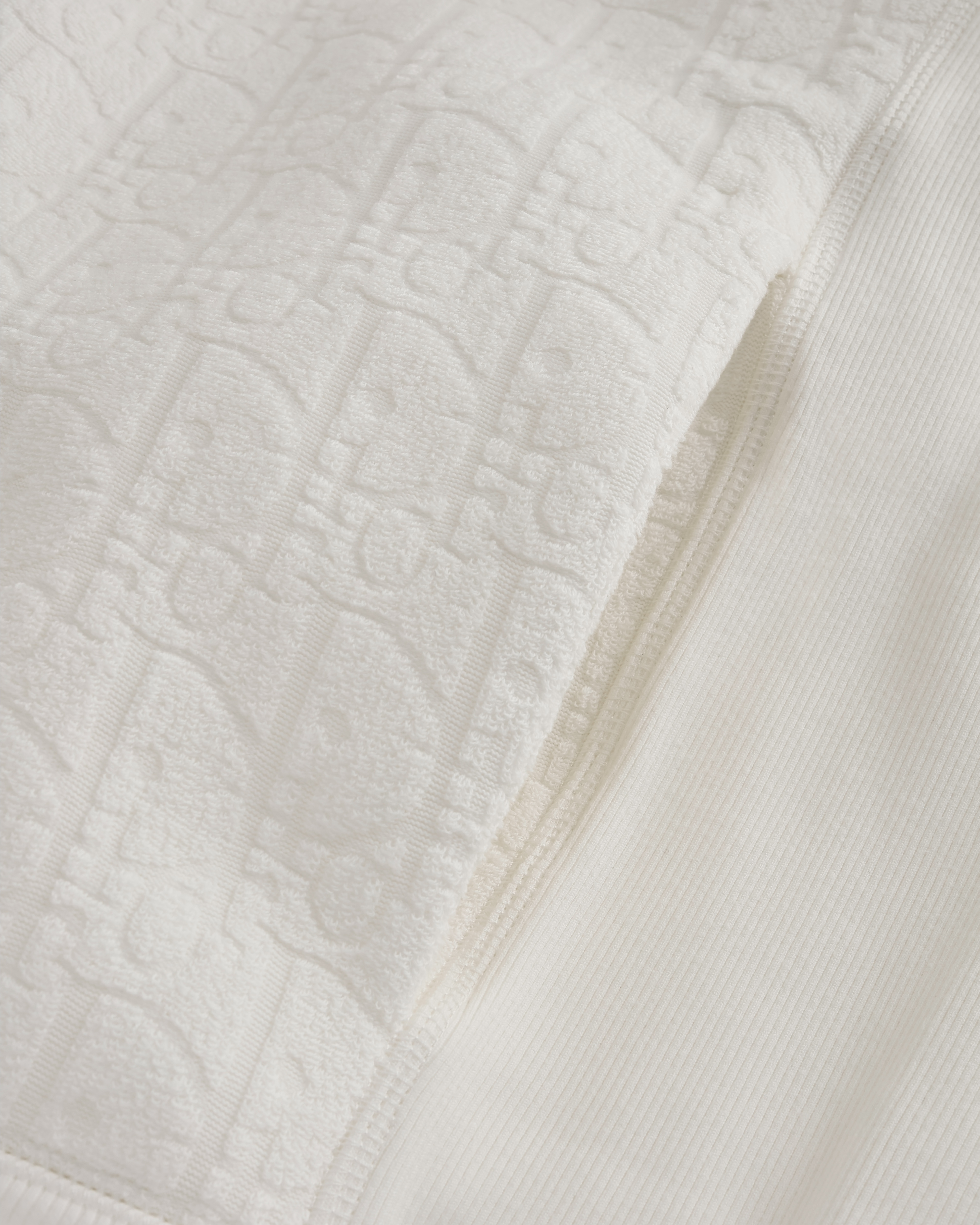 Dior Oblique Relaxed-Fit Hooded Sweatshirt Off-White Cotton Fleece E11