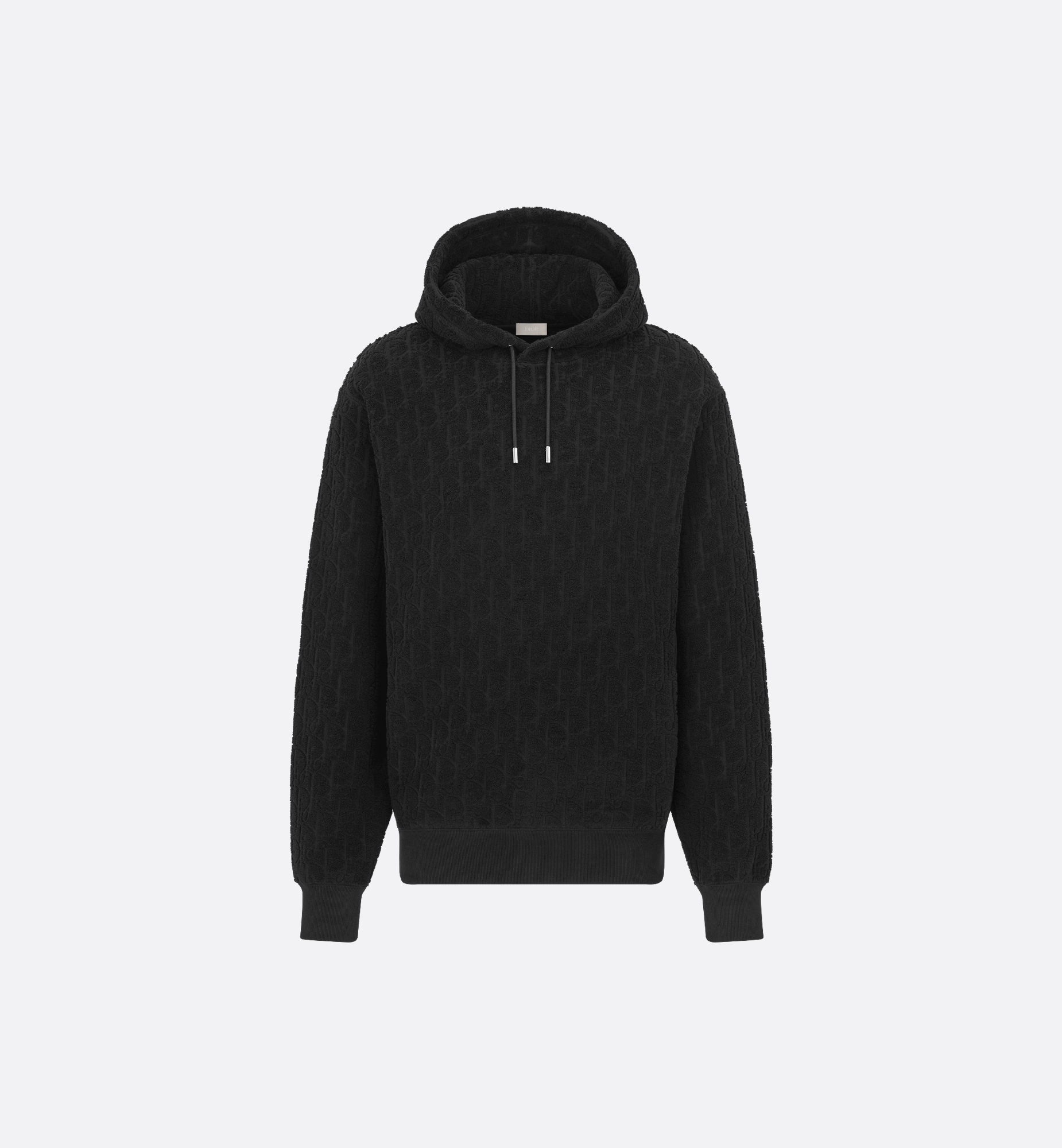 Dior Oblique Relaxed-Fit Hooded Sweatshirt Black Cotton Dior Oblique Relaxed-Fit Hooded Sweatshirt Black Cotton