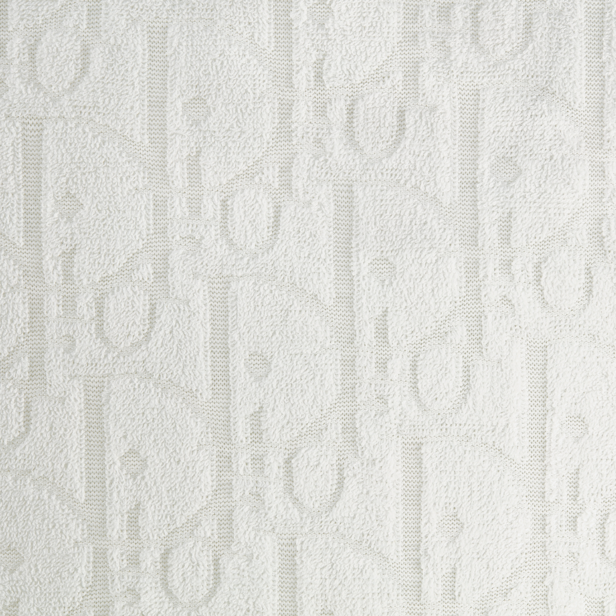 Dior Oblique Relaxed-Fit T-Shirt Off-White Terry Cotton Jacquard E09