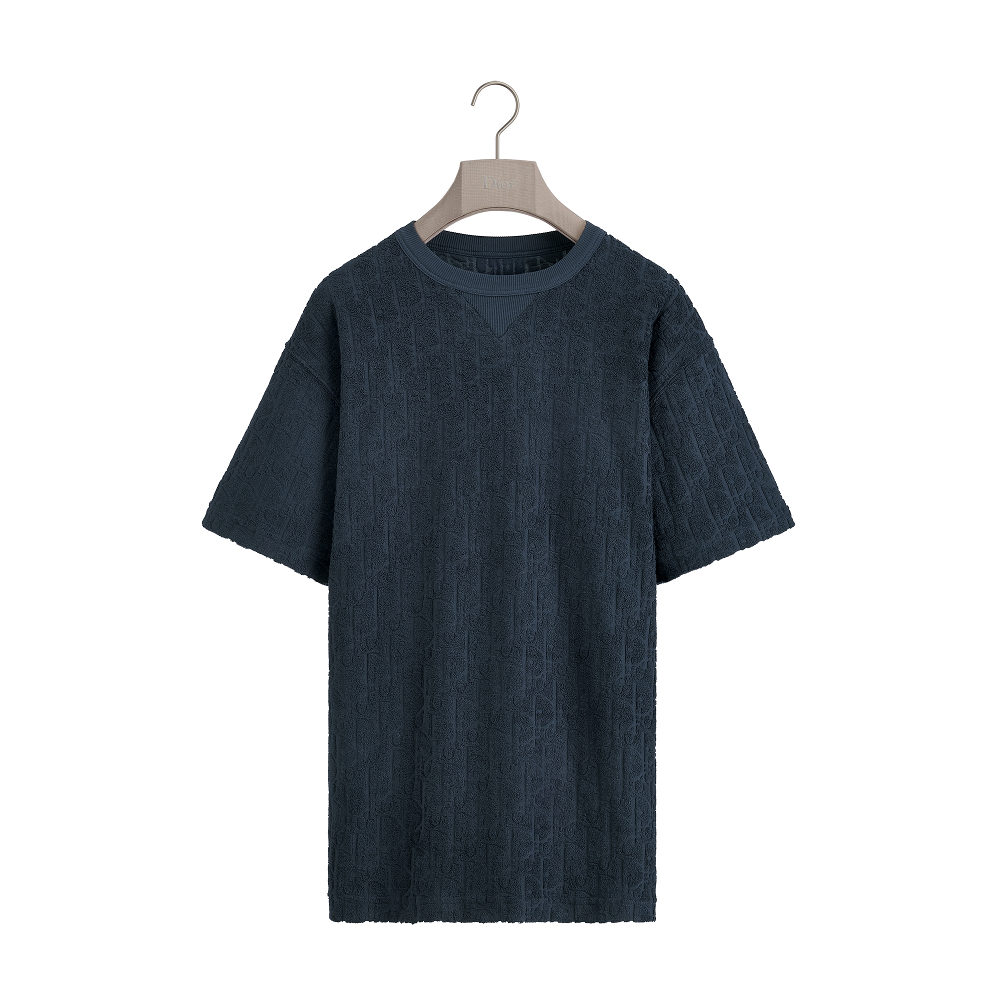  قطن تيري بحبك الجاكار باللون الأزرق الكحلي