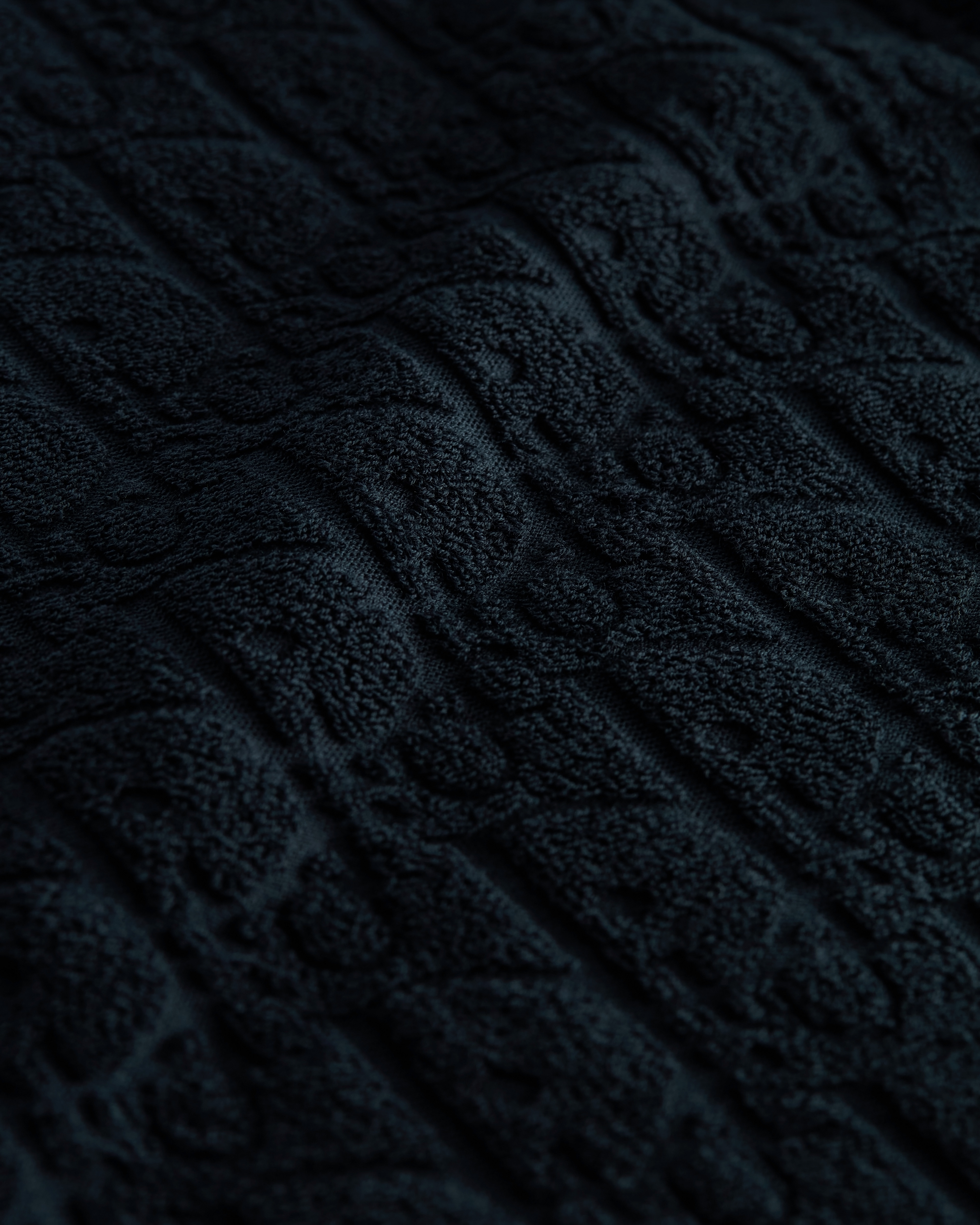 T-shirt Dior Oblique, coupe relax Jacquard de coton éponge bleu marine E10