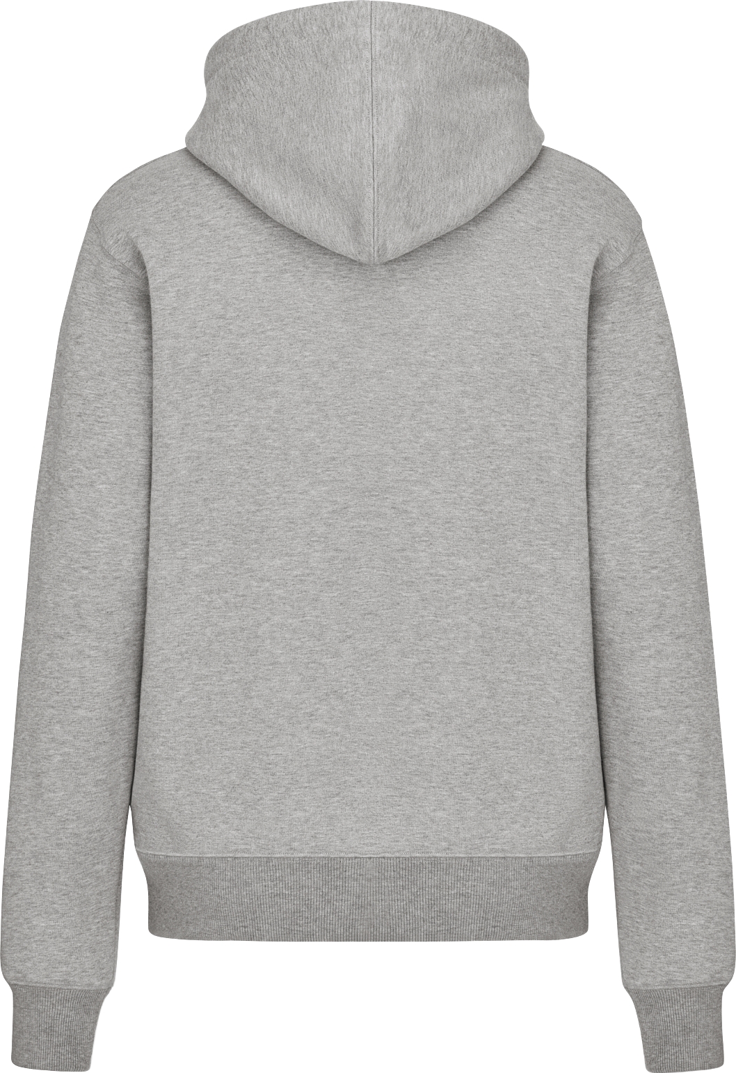 CD Icon Hooded Sweatshirt Gray Cotton Fleece DIOR