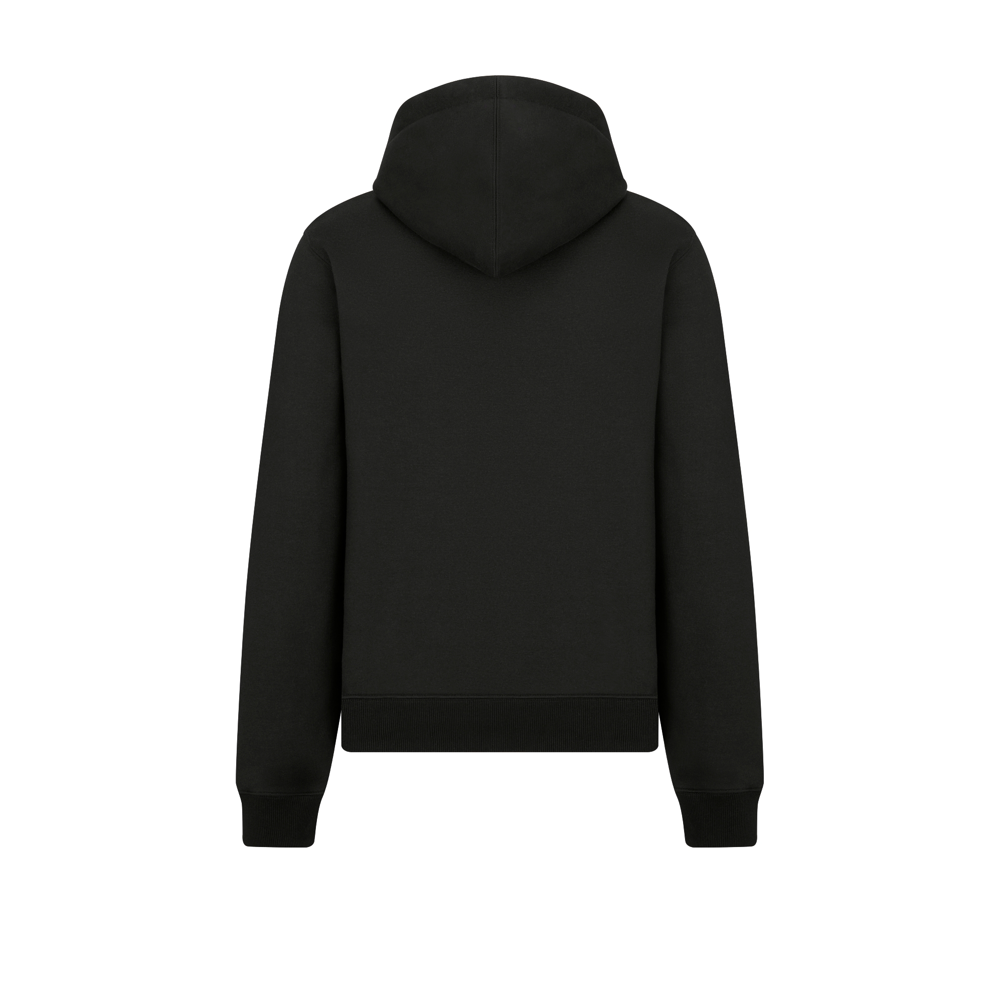 CD Icon Hooded Sweatshirt Black Cotton Fleece E08