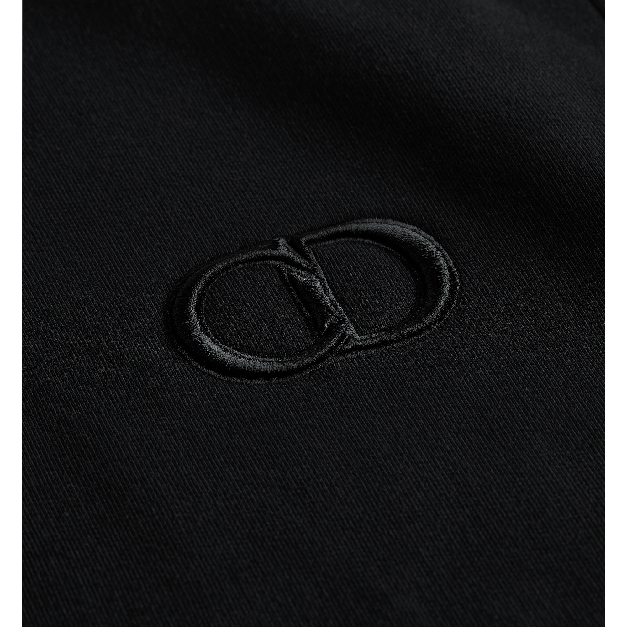 CD Icon Sweatshirt Black Cotton Fleece E09